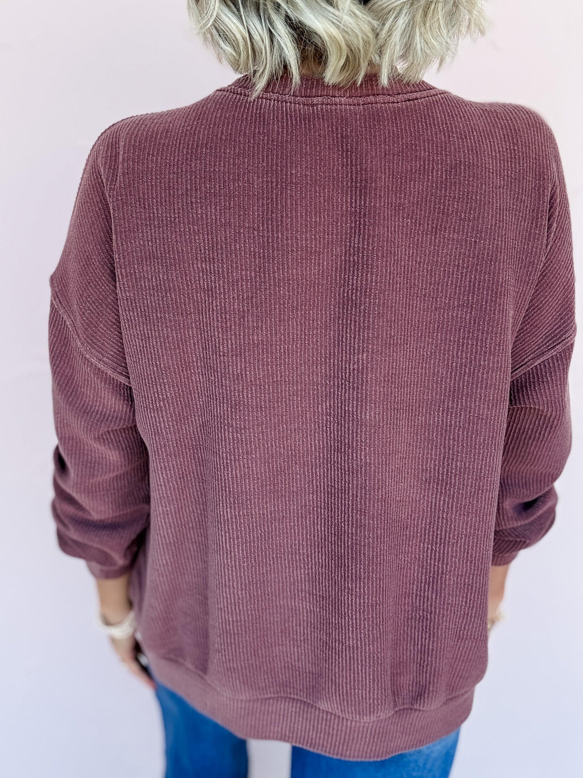 Texas Roots Ribbed Pullover