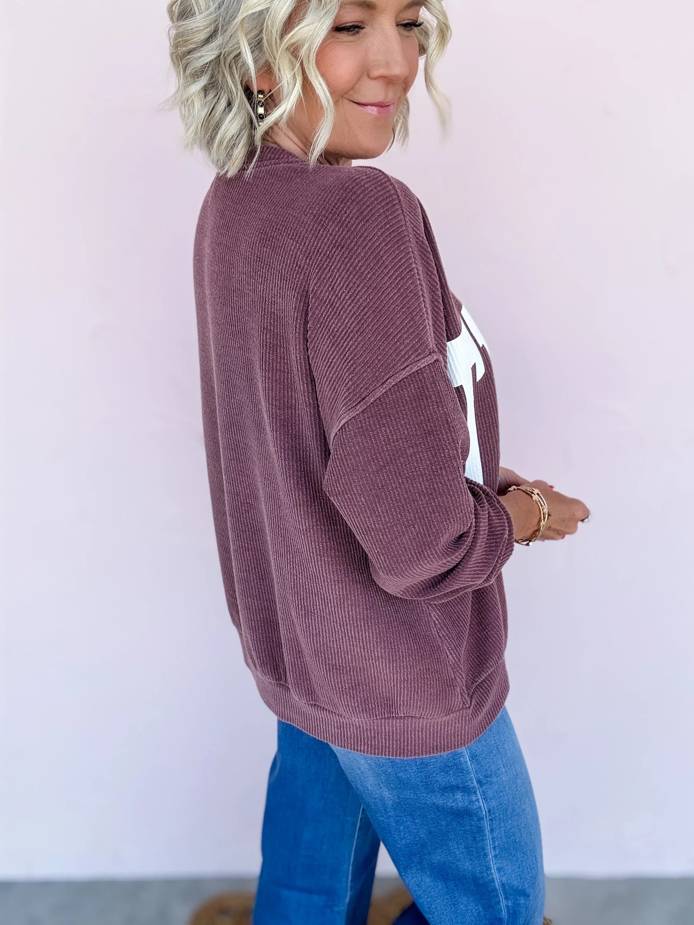 Texas Roots Ribbed Pullover