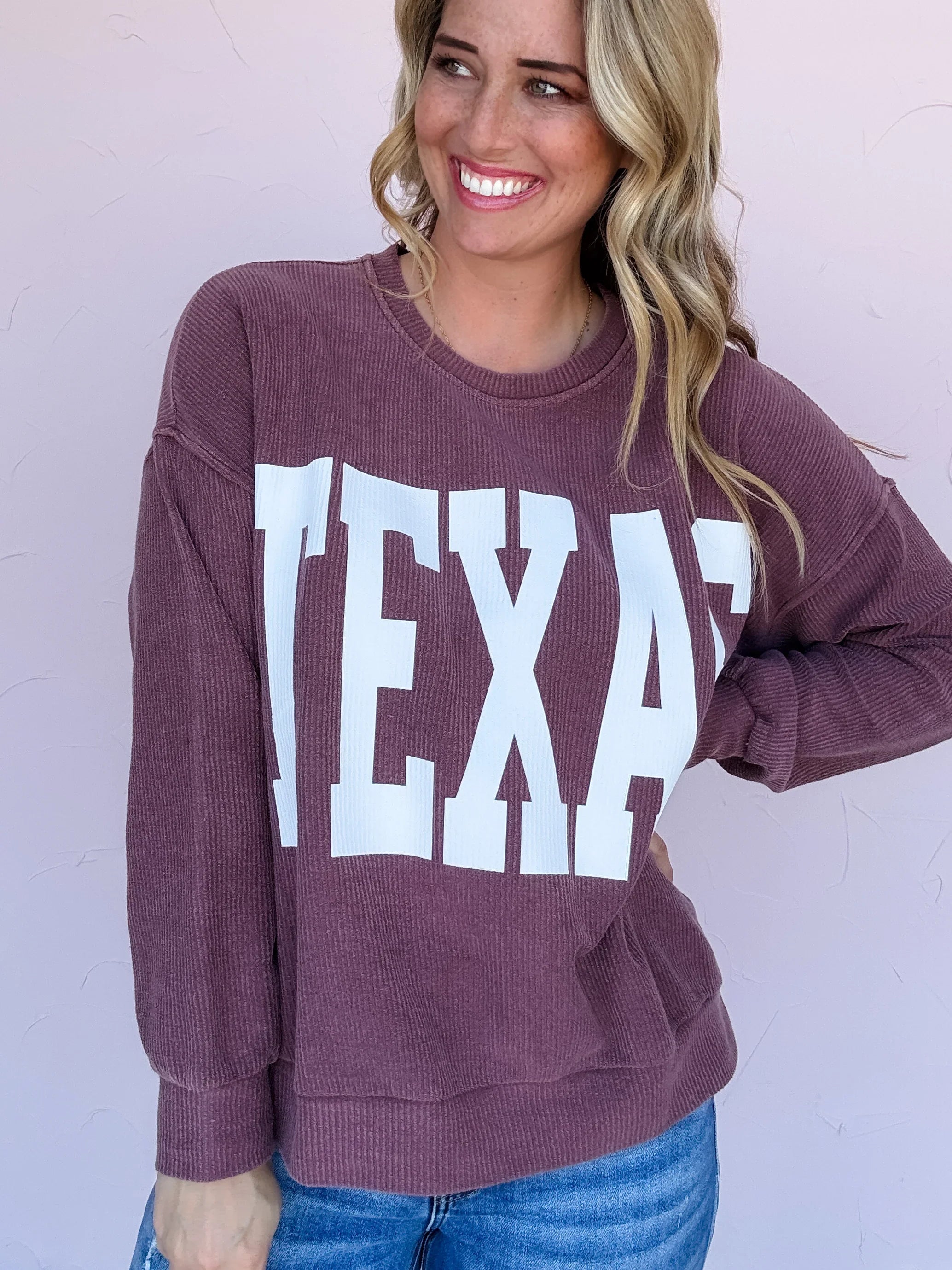 Texas Roots Ribbed Pullover