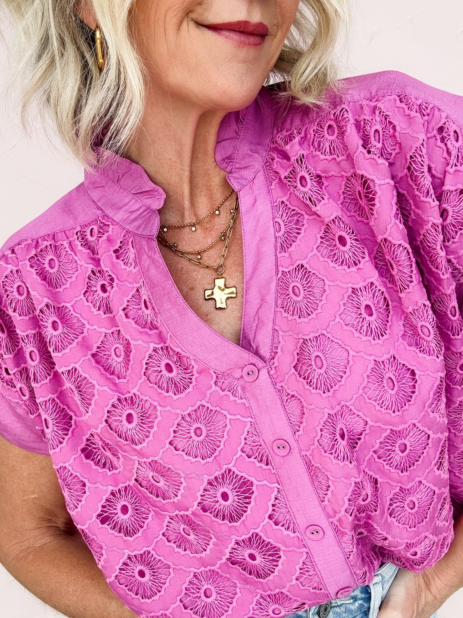 Clear Skies Textured Top