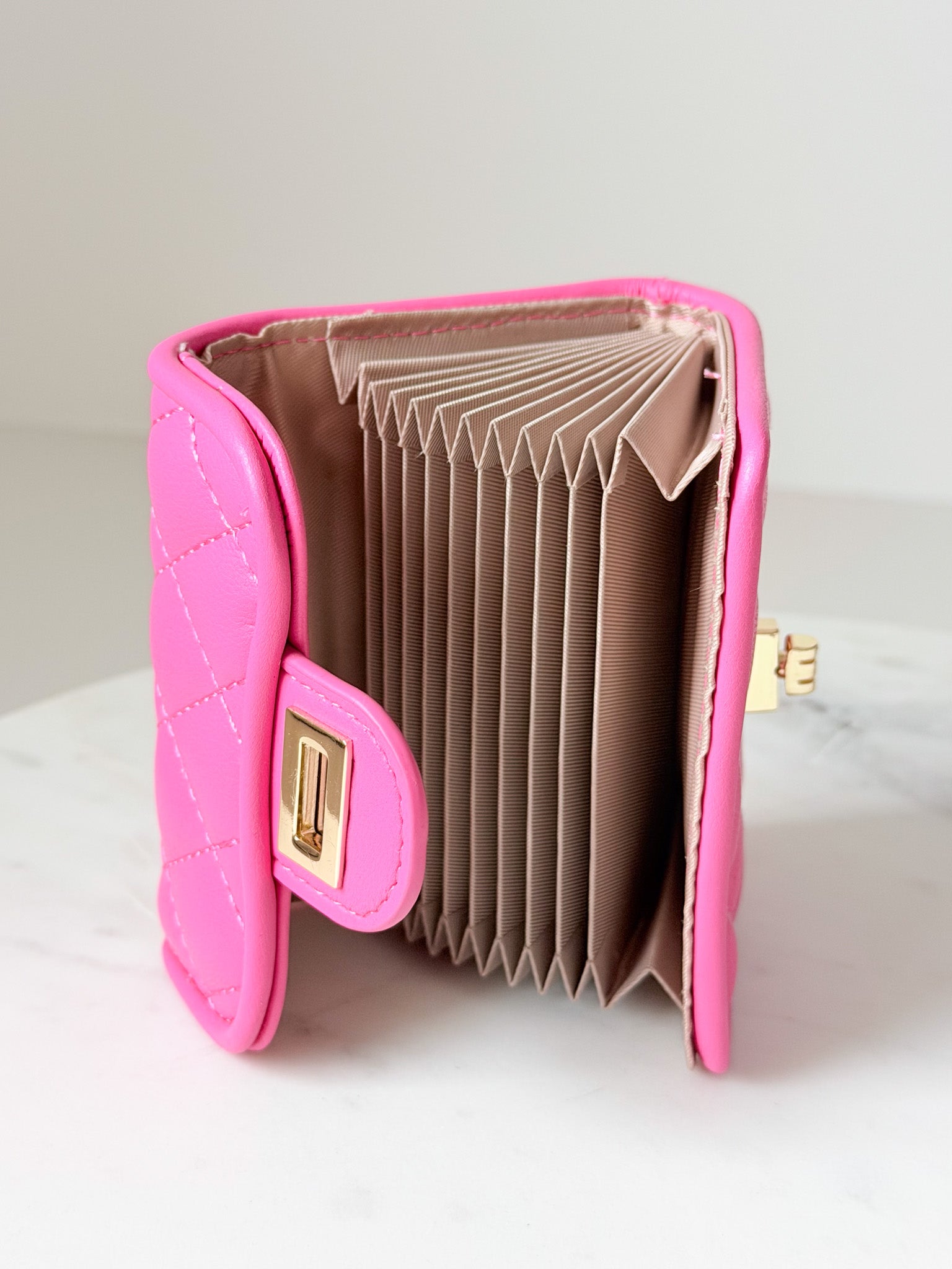 Quilted Charm Wallet