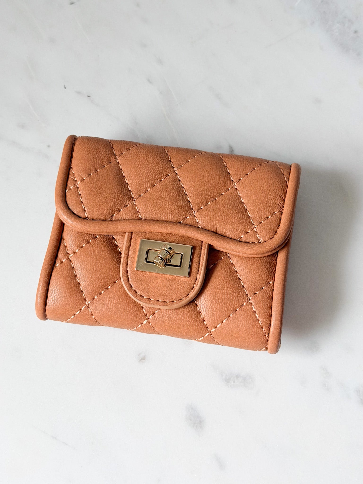 Quilted Charm Wallet