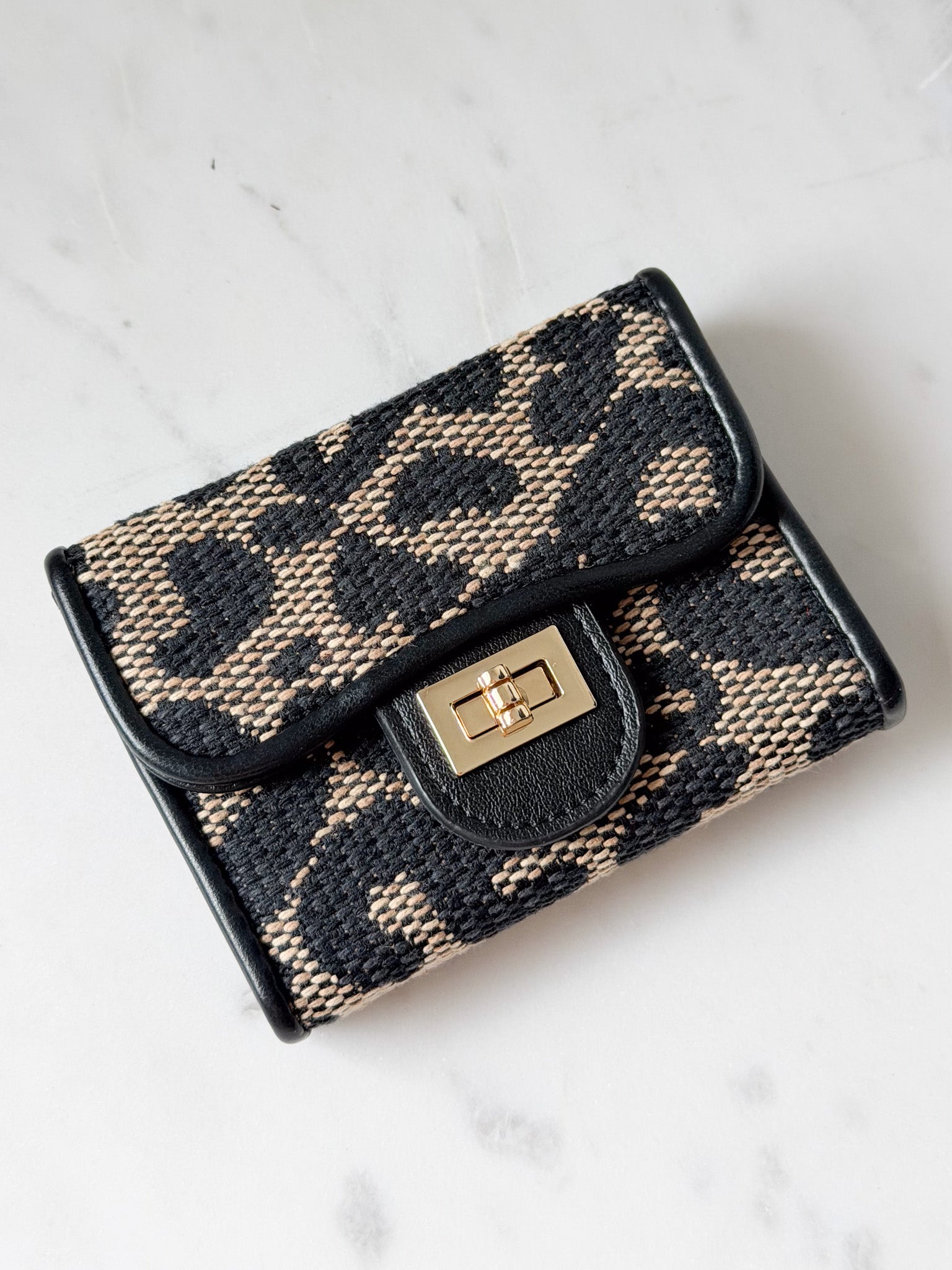 Quilted Charm Wallet