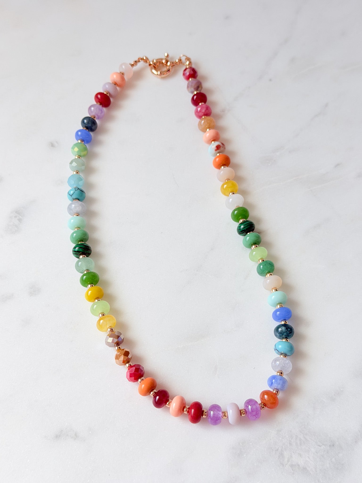 Rainbow Row Necklace