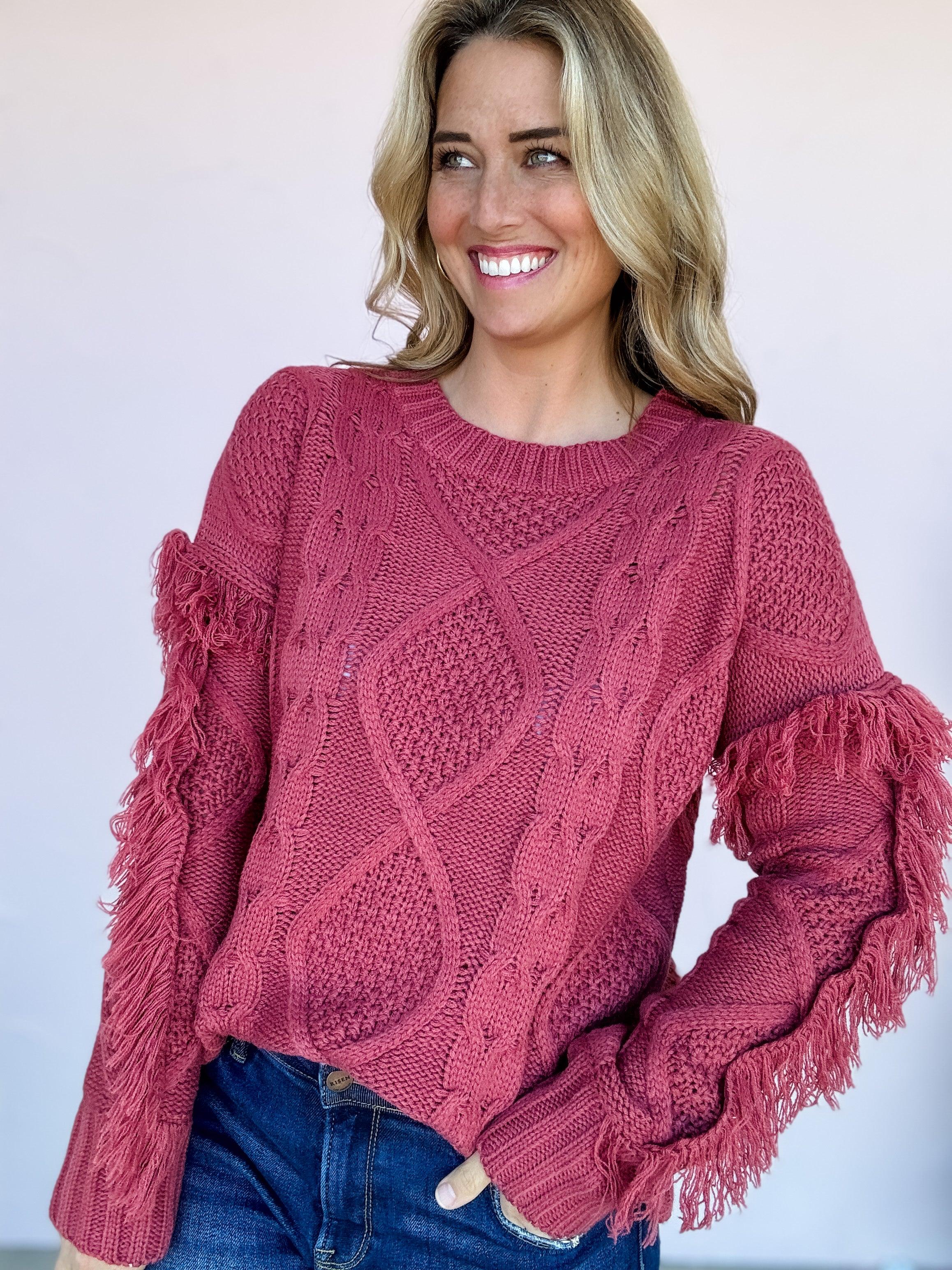 Ember Fringe Sweater