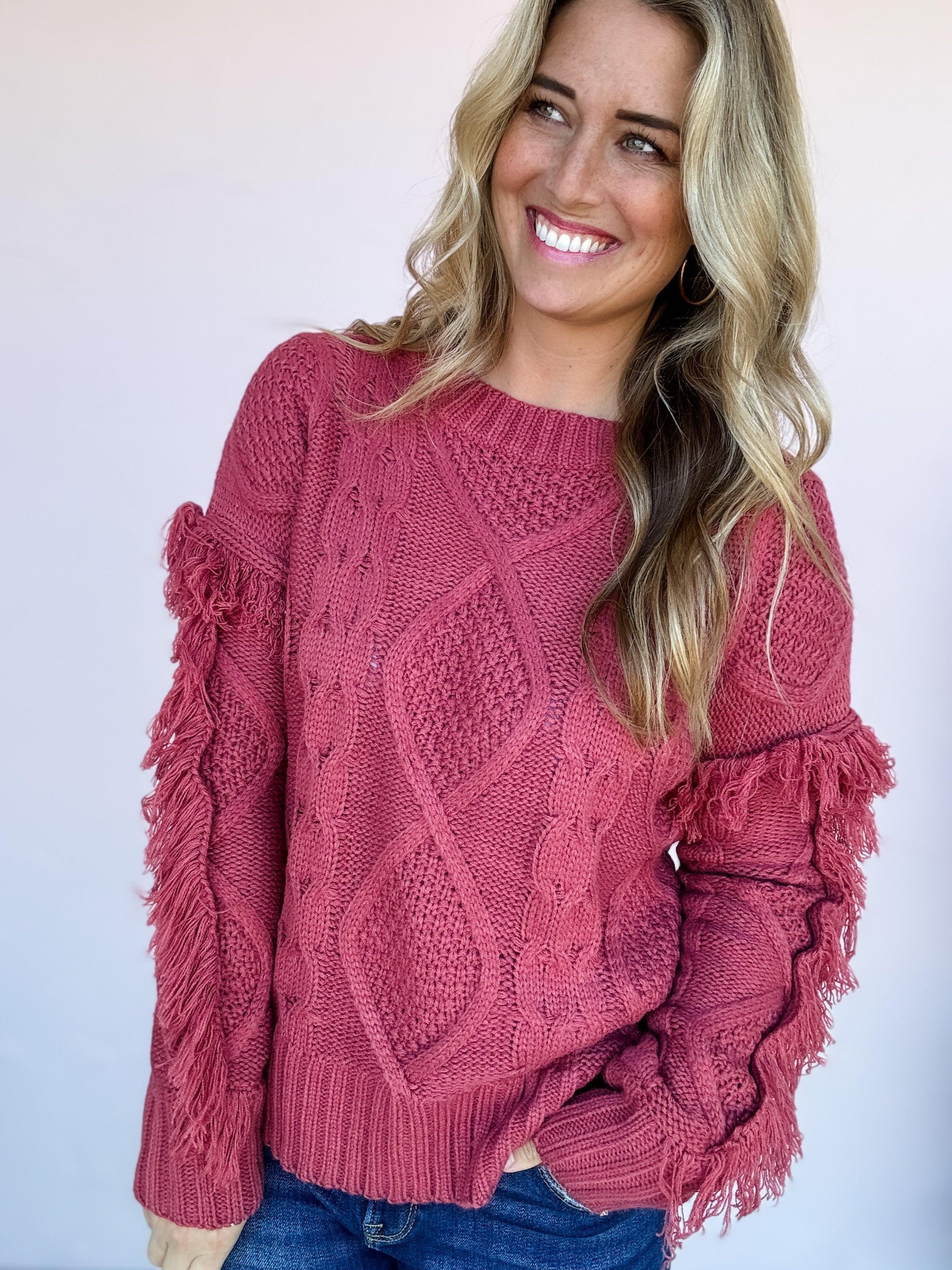 Ember Fringe Sweater