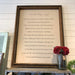Reclaimed Cottonwood Frame: Remember Today Is A Gift - Vintage Soul