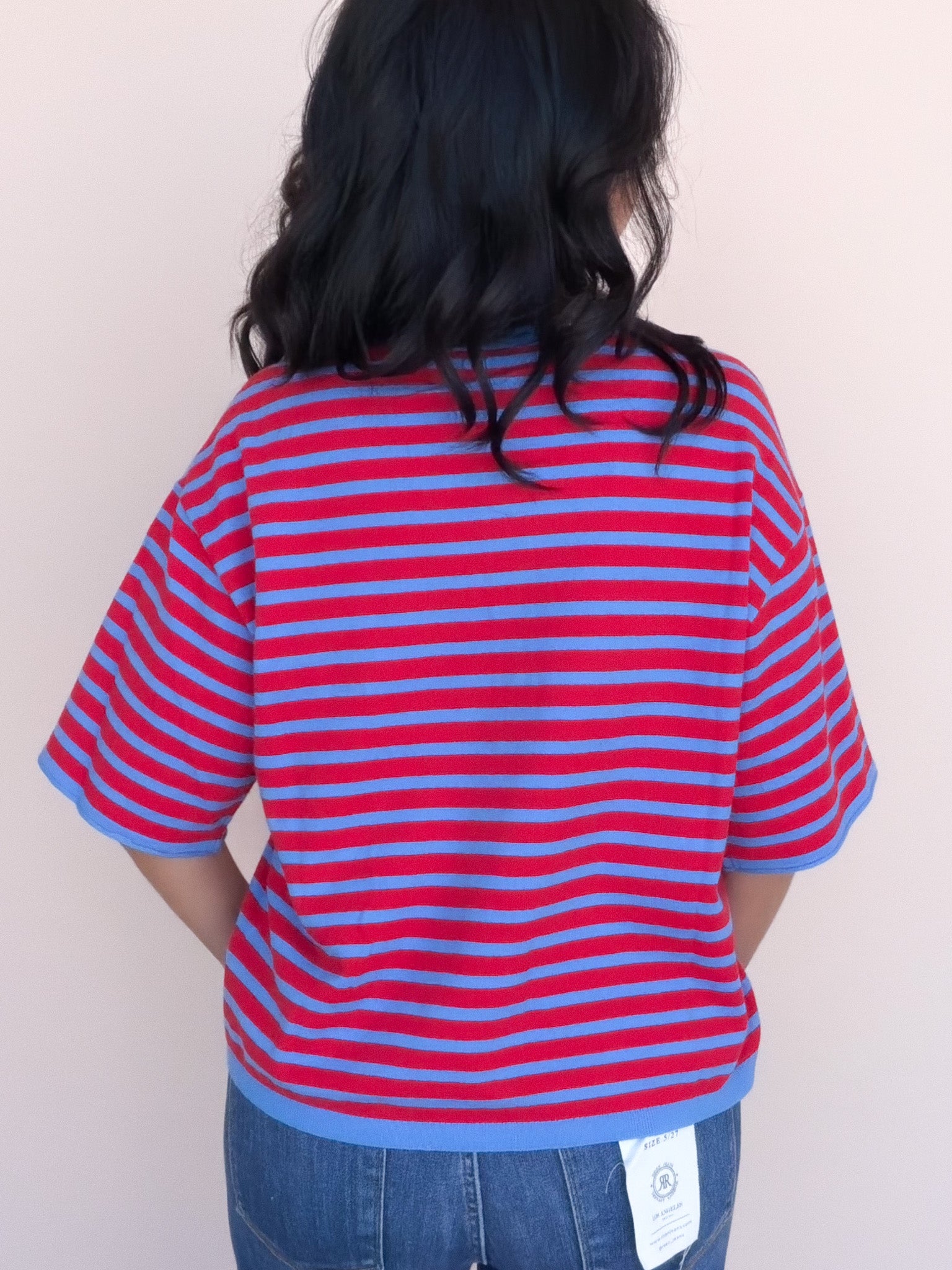 Stripe of Mind Top | Red