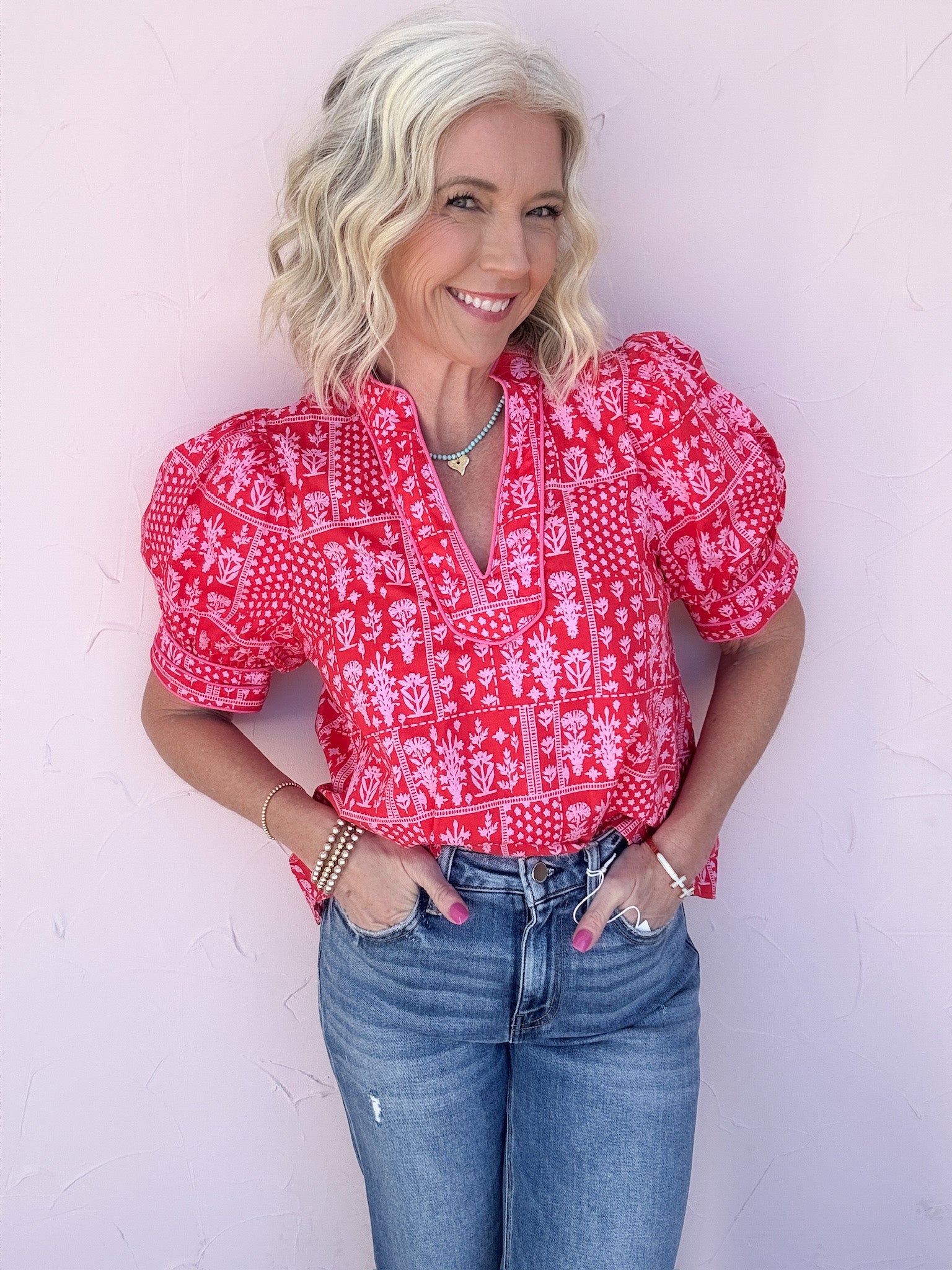 Happy Hour Printed Top