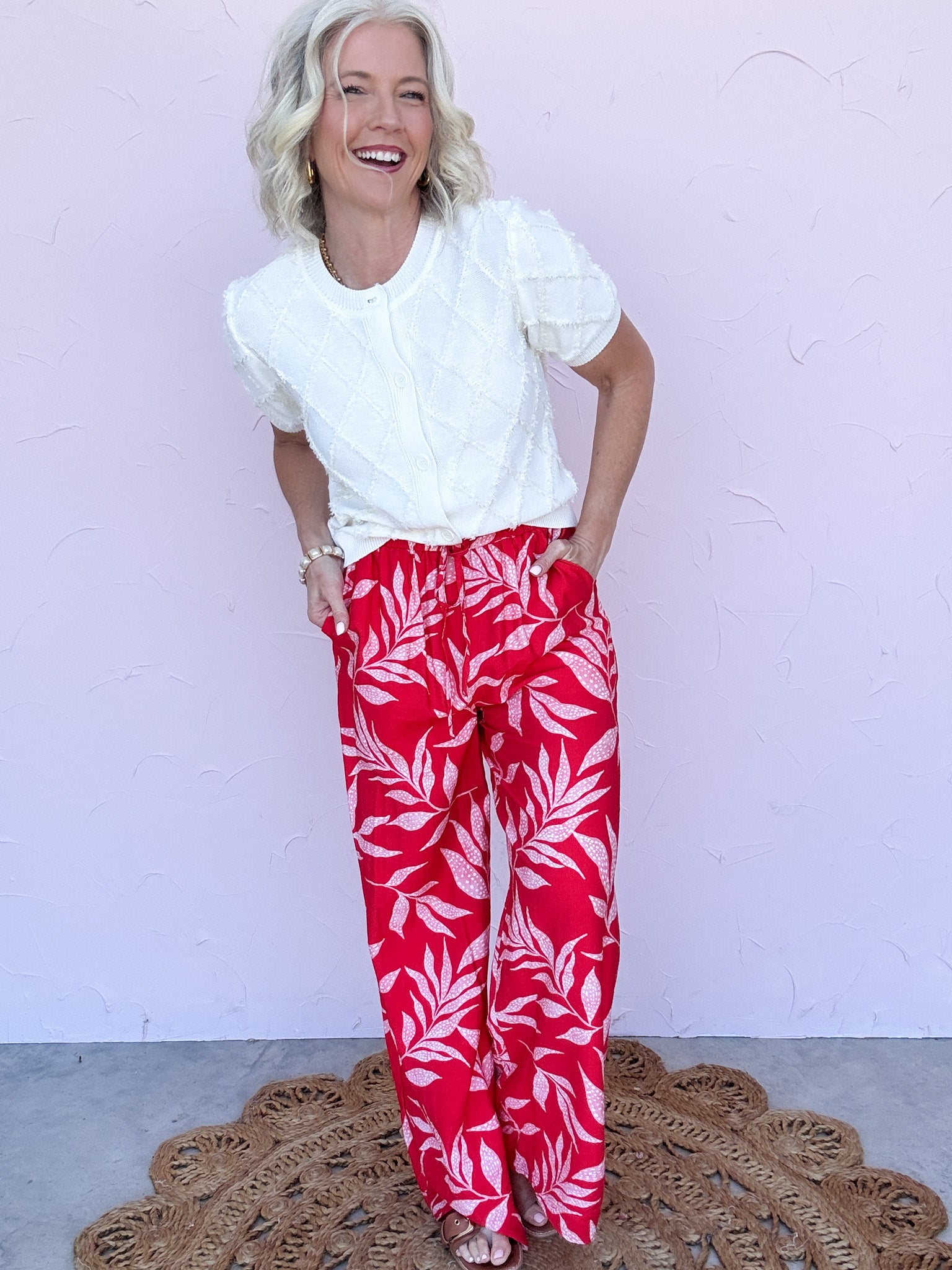 Palm Rouge Wide Leg Pants