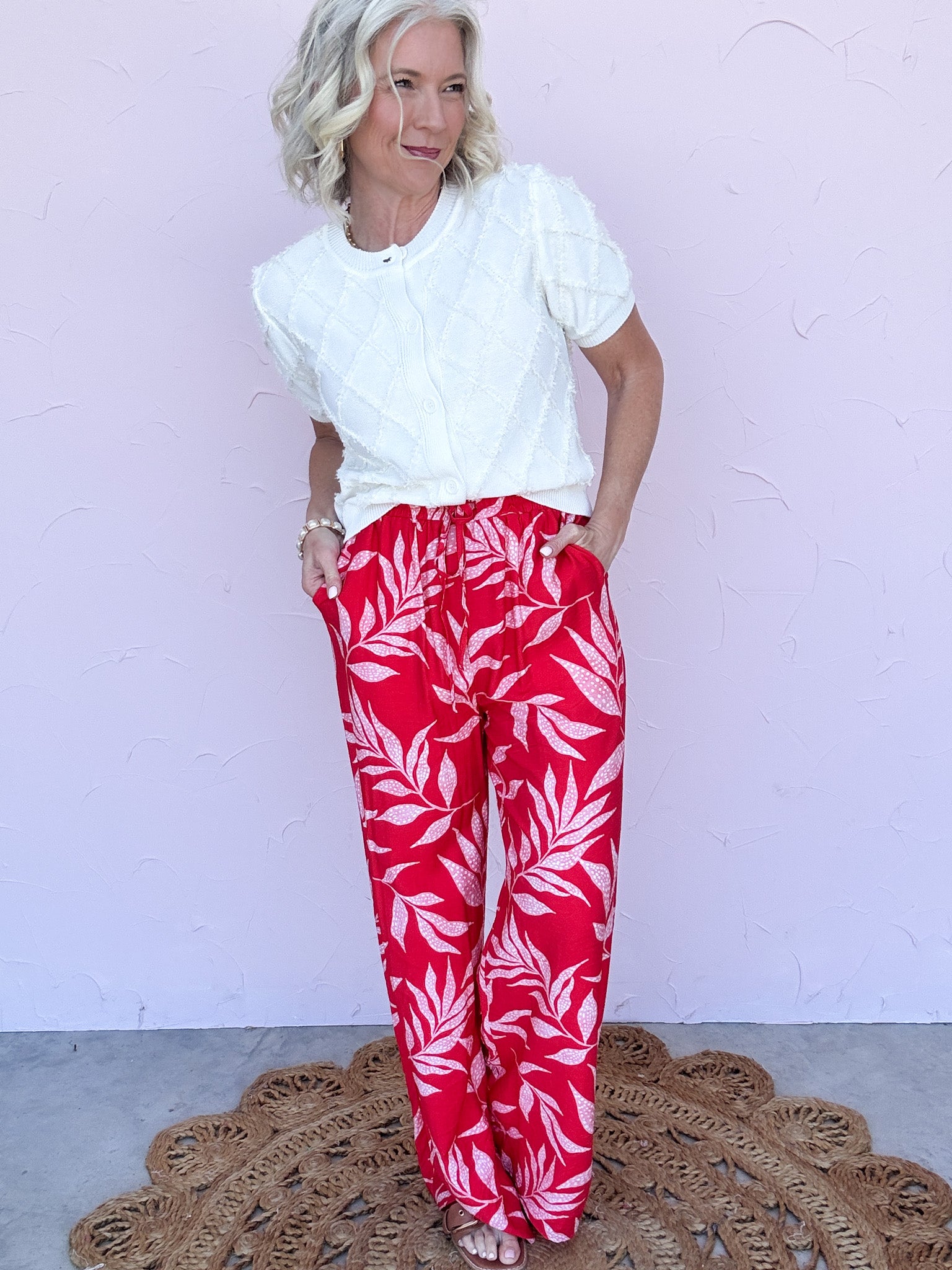 Palm Rouge Wide Leg Pants