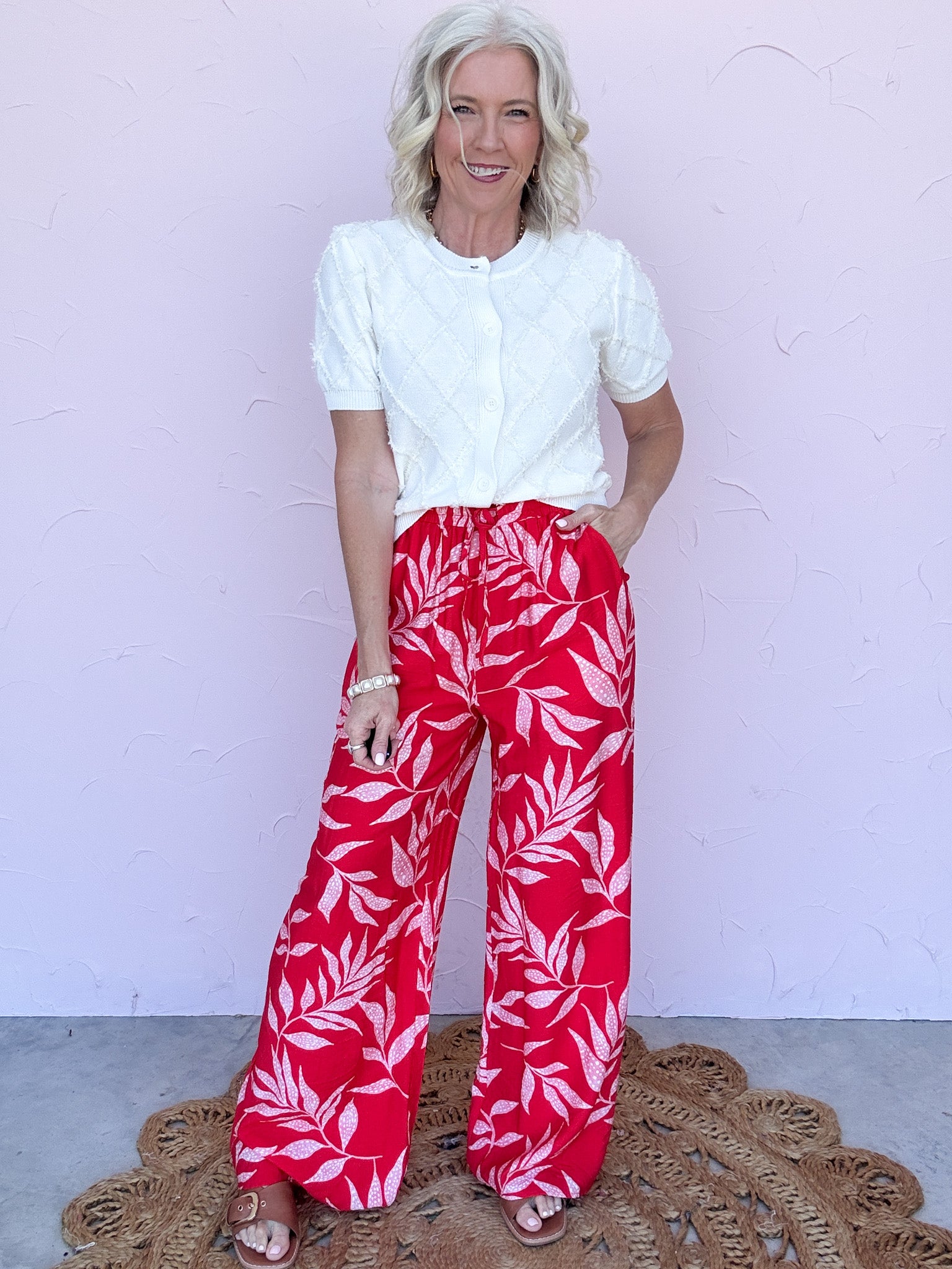 Palm Rouge Wide Leg Pants