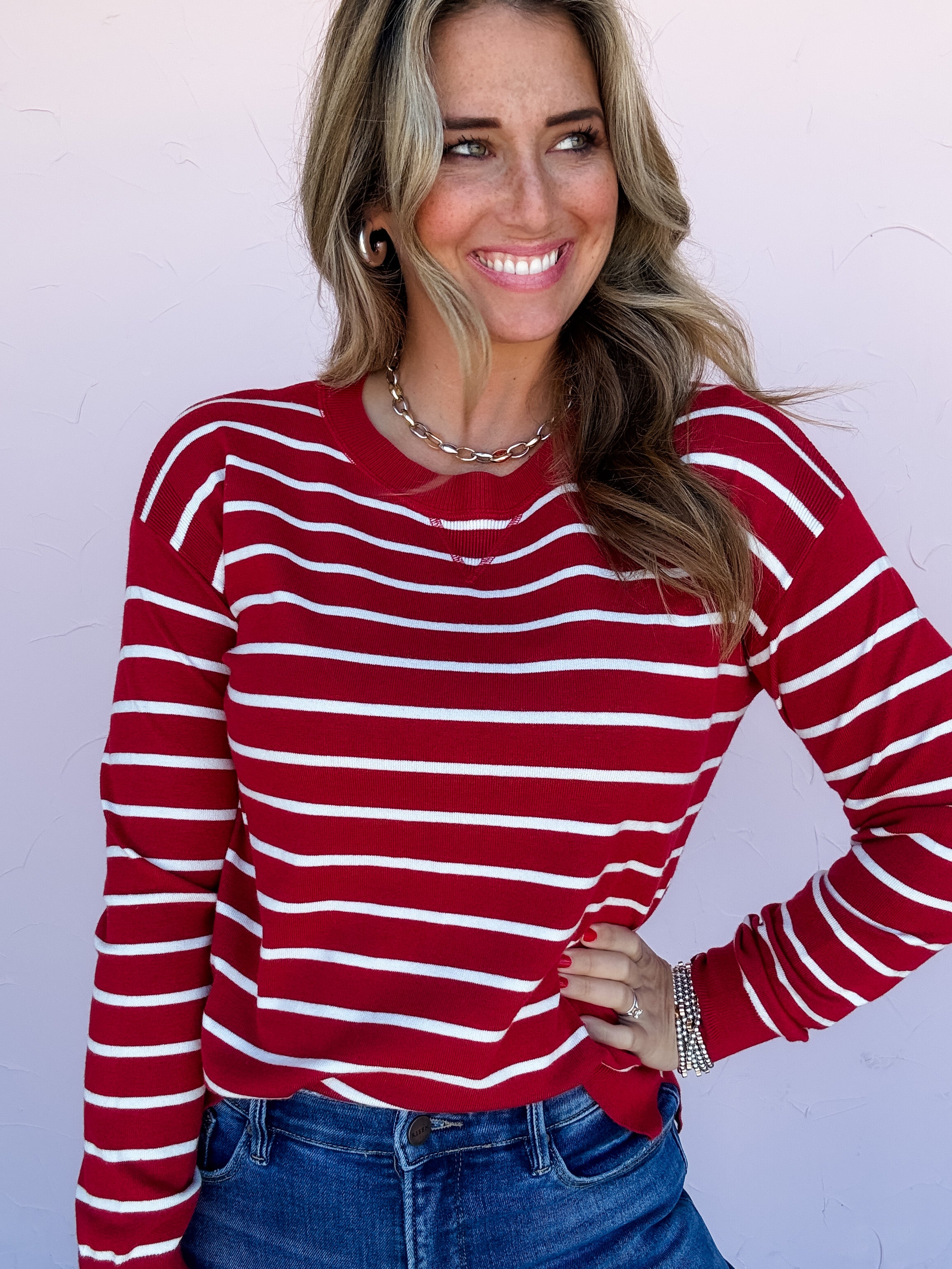 Sweetline Stripe Pullover