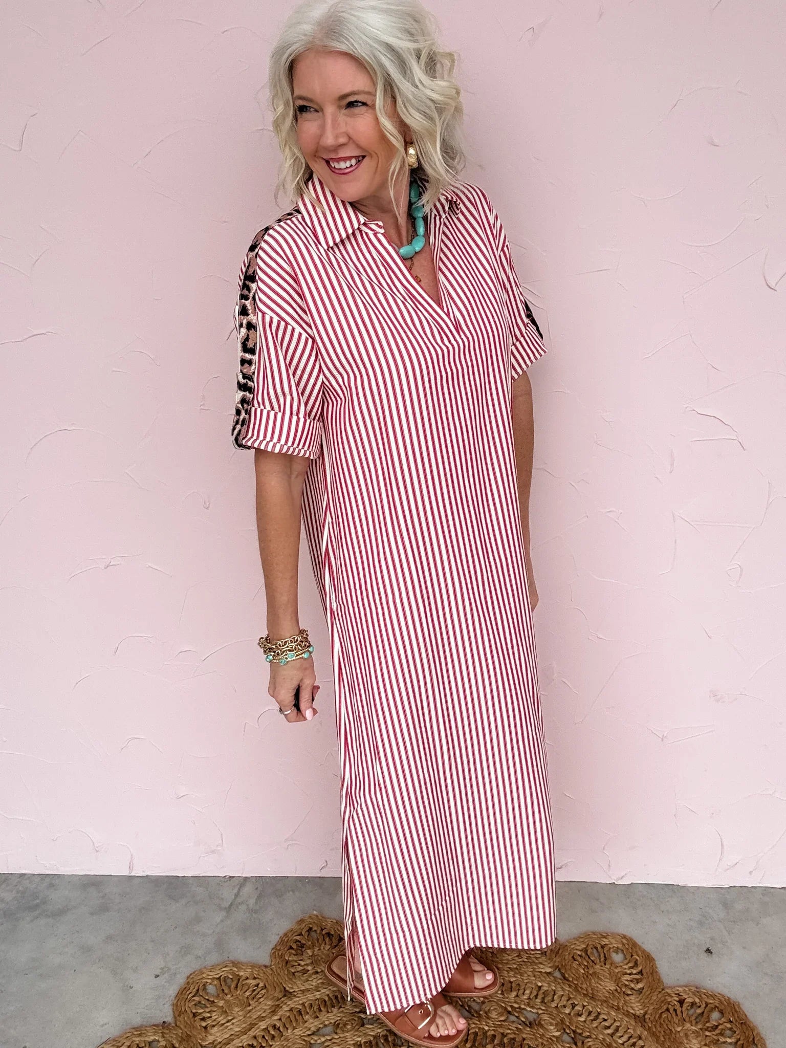 Wild Card Stripe Dress
