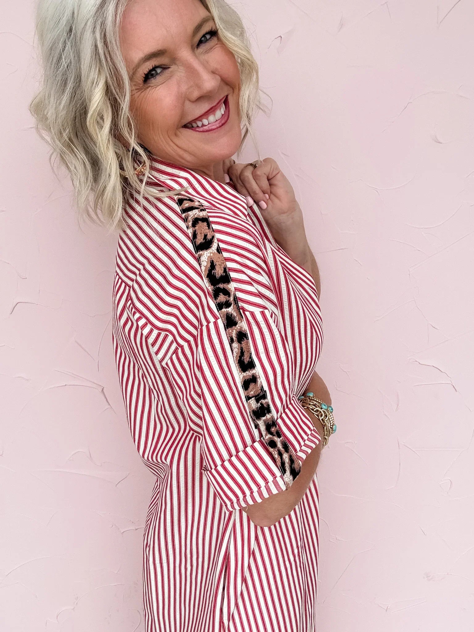 Wild Card Stripe Dress