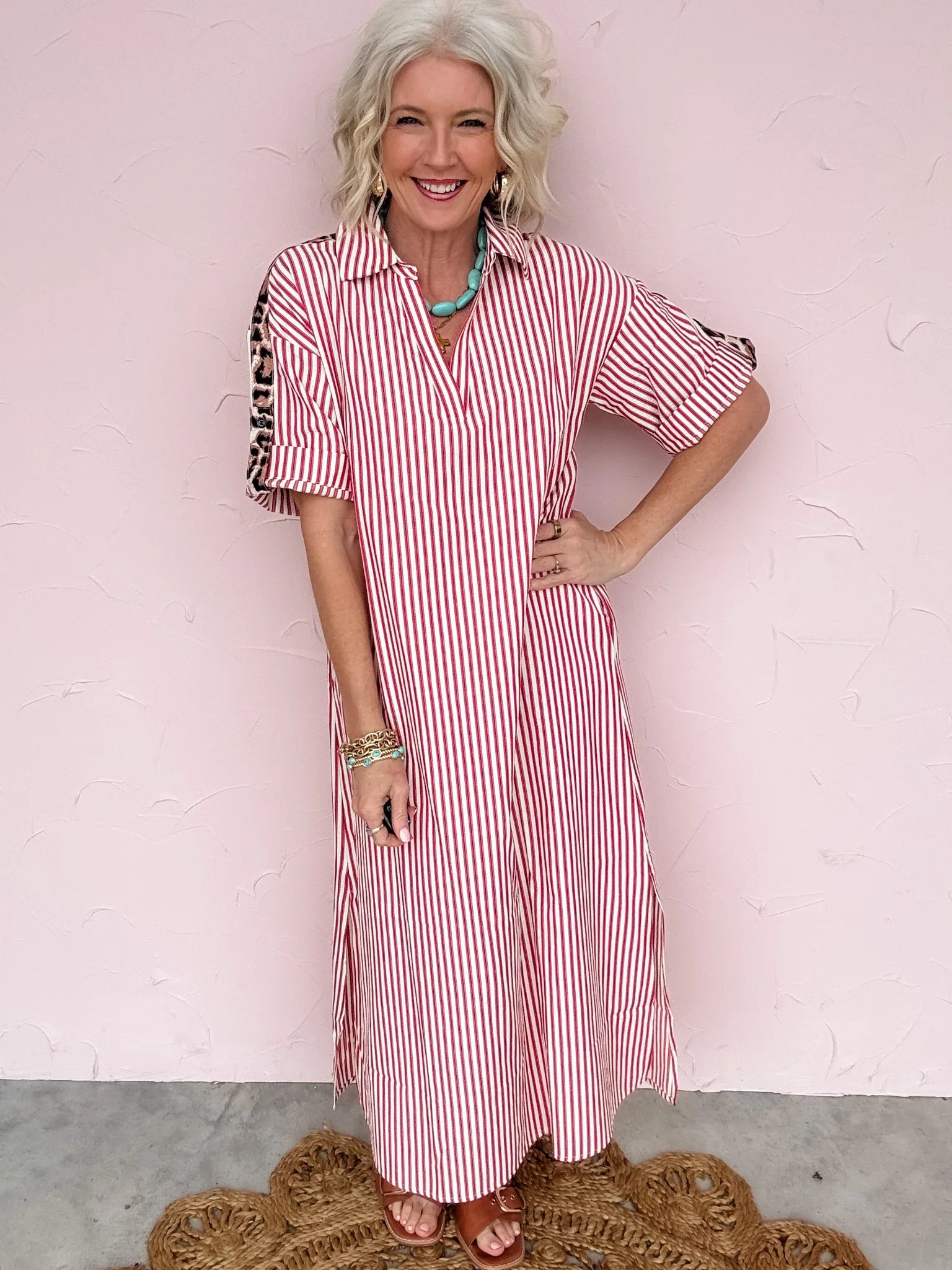 Wild Card Stripe Dress