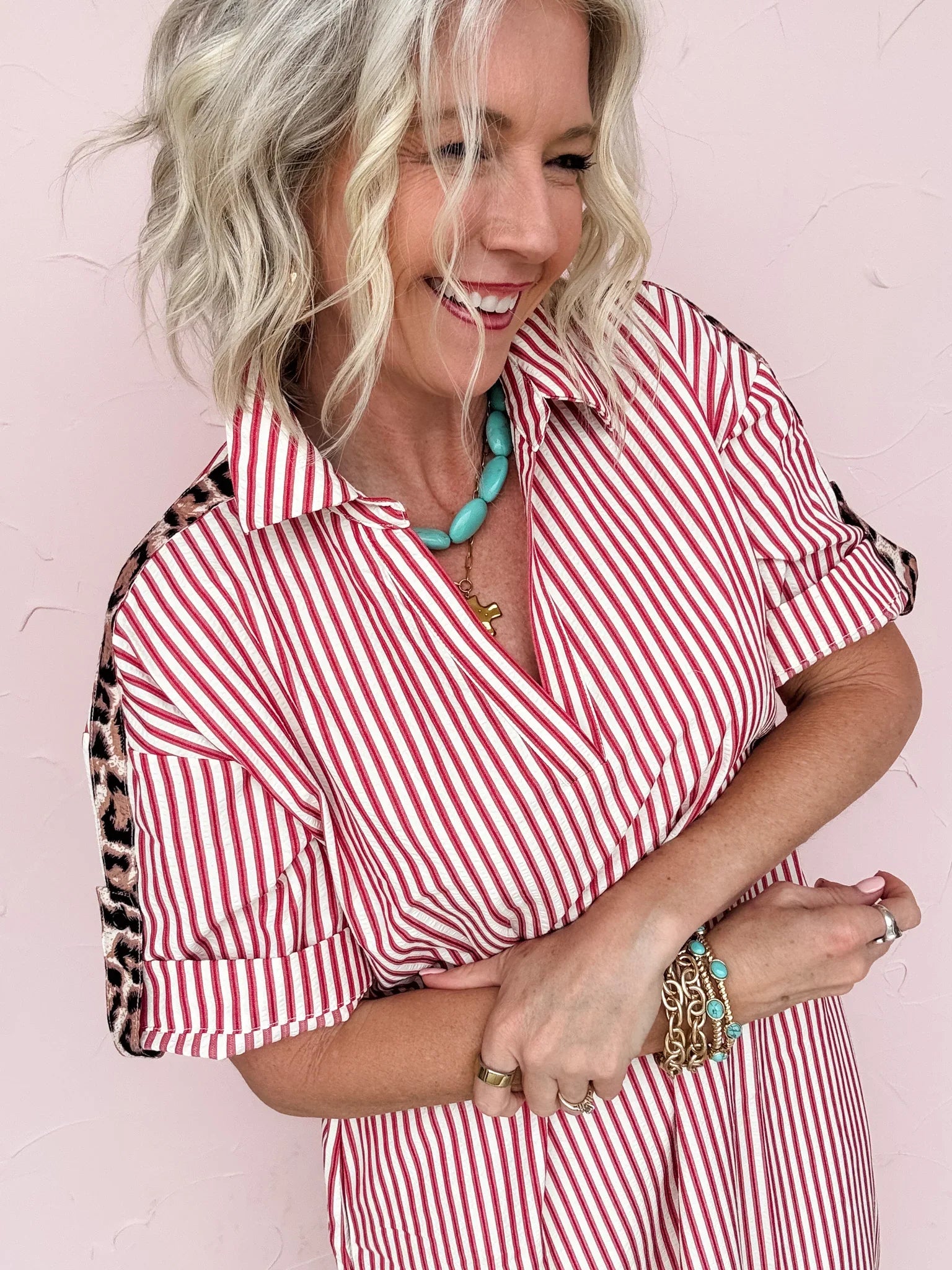 Wild Card Stripe Dress