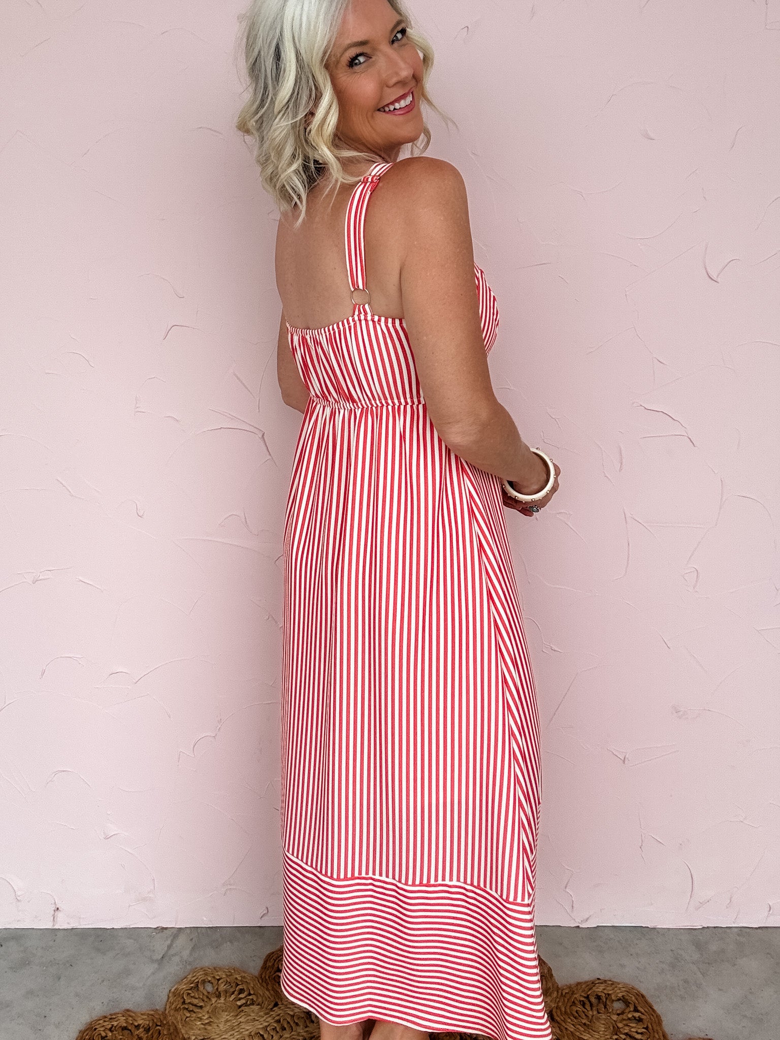 Monte Carlo Stripe Dress