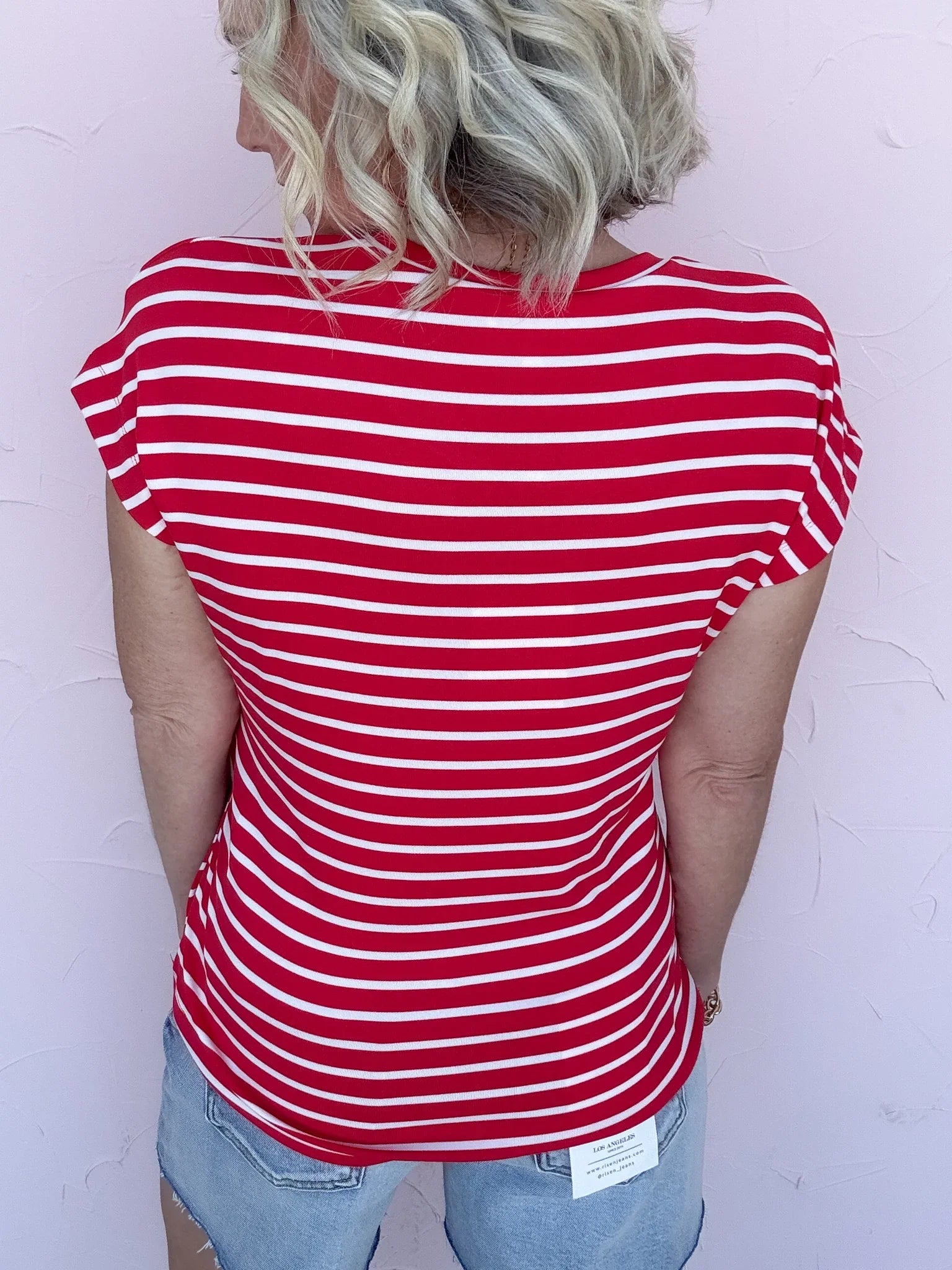 All Tied Up Stripe Top