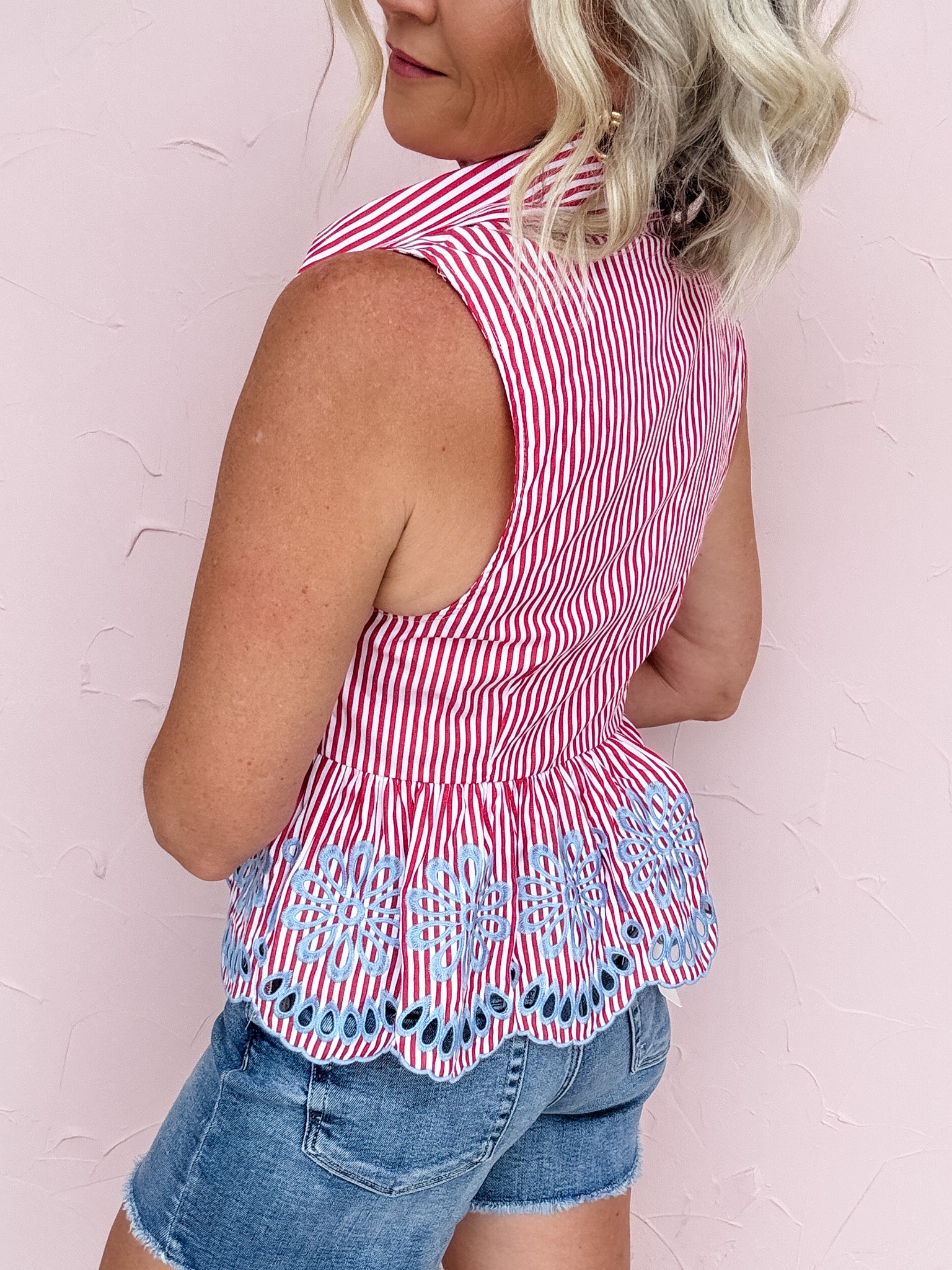 Match Point Stripe Top