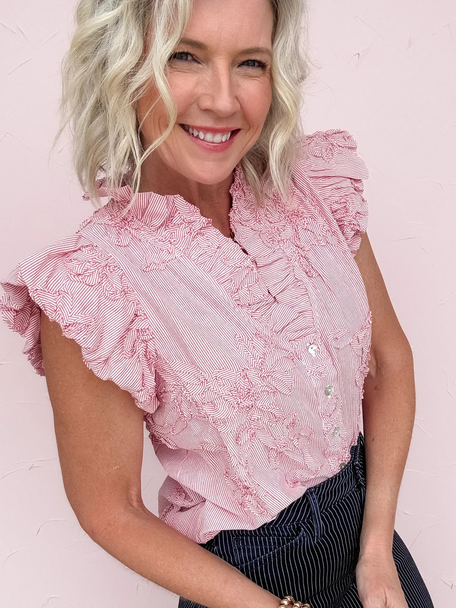 Sweet Caroline Stripe Top