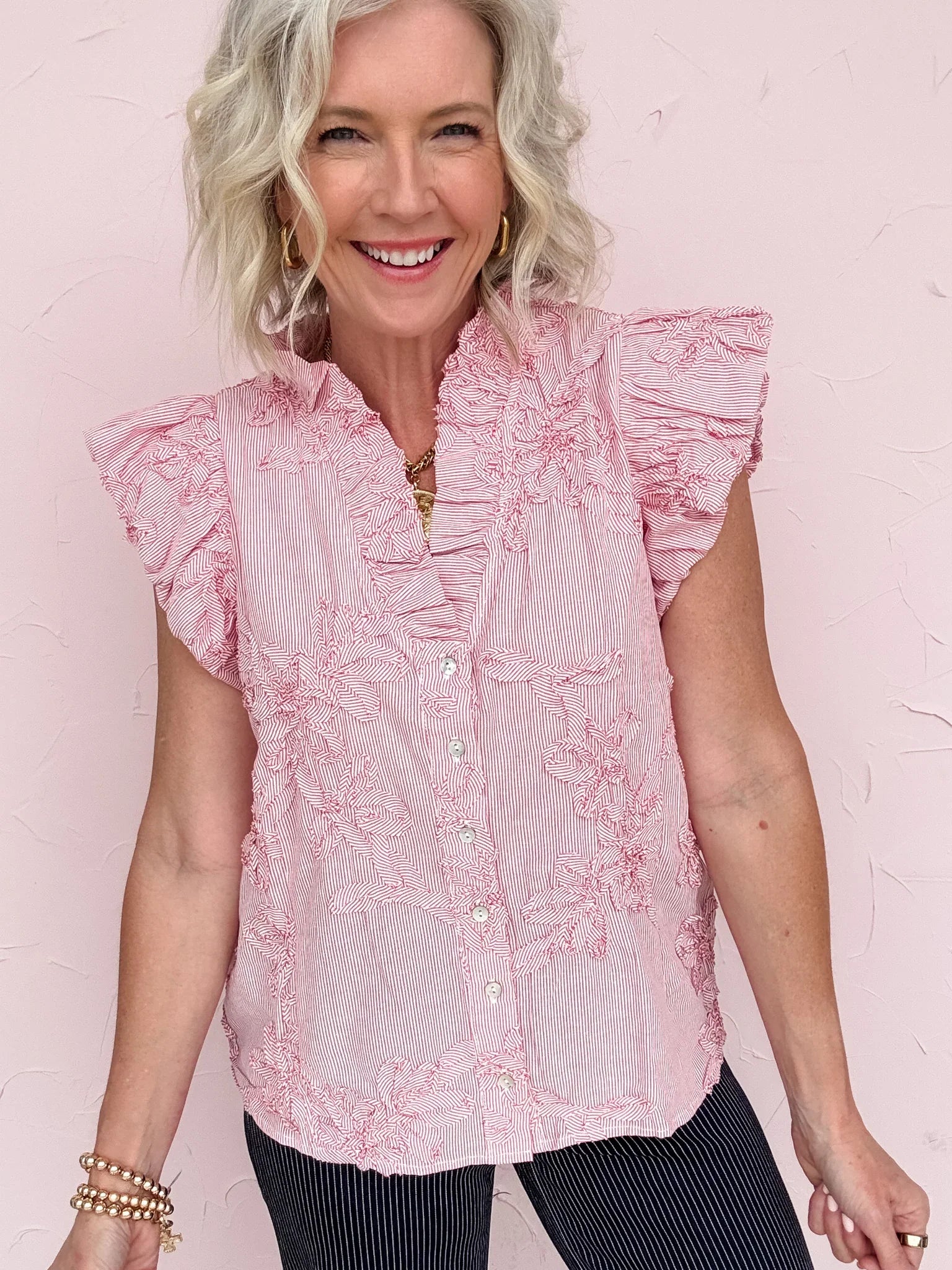 Sweet Caroline Stripe Top