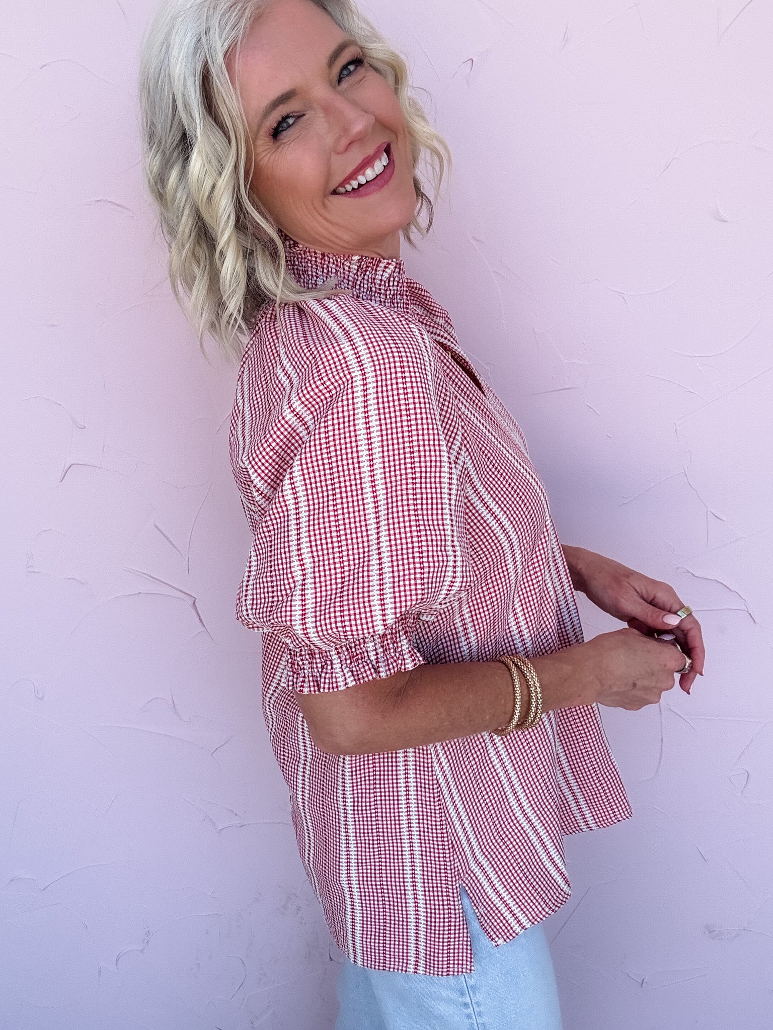 Georgia Gingham Top