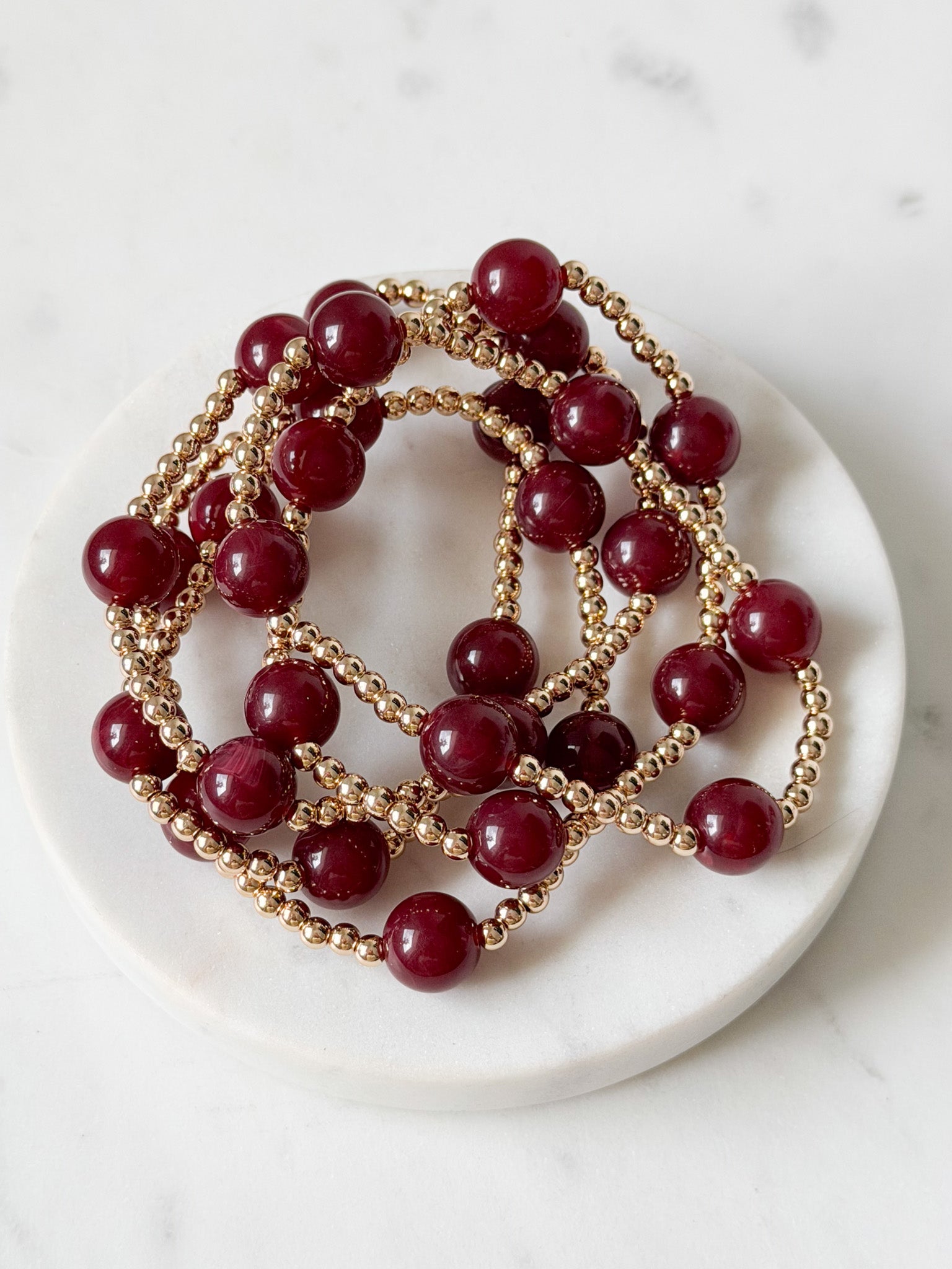 Cherry Blaze Bracelet Set
