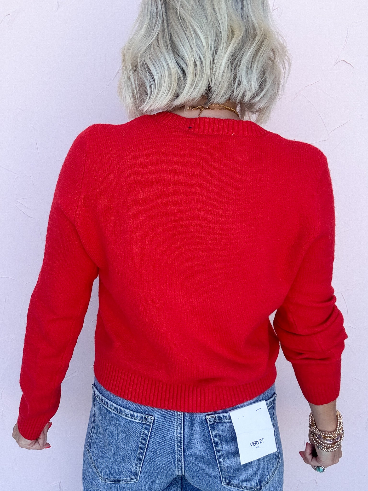 Red Haute Cardigan