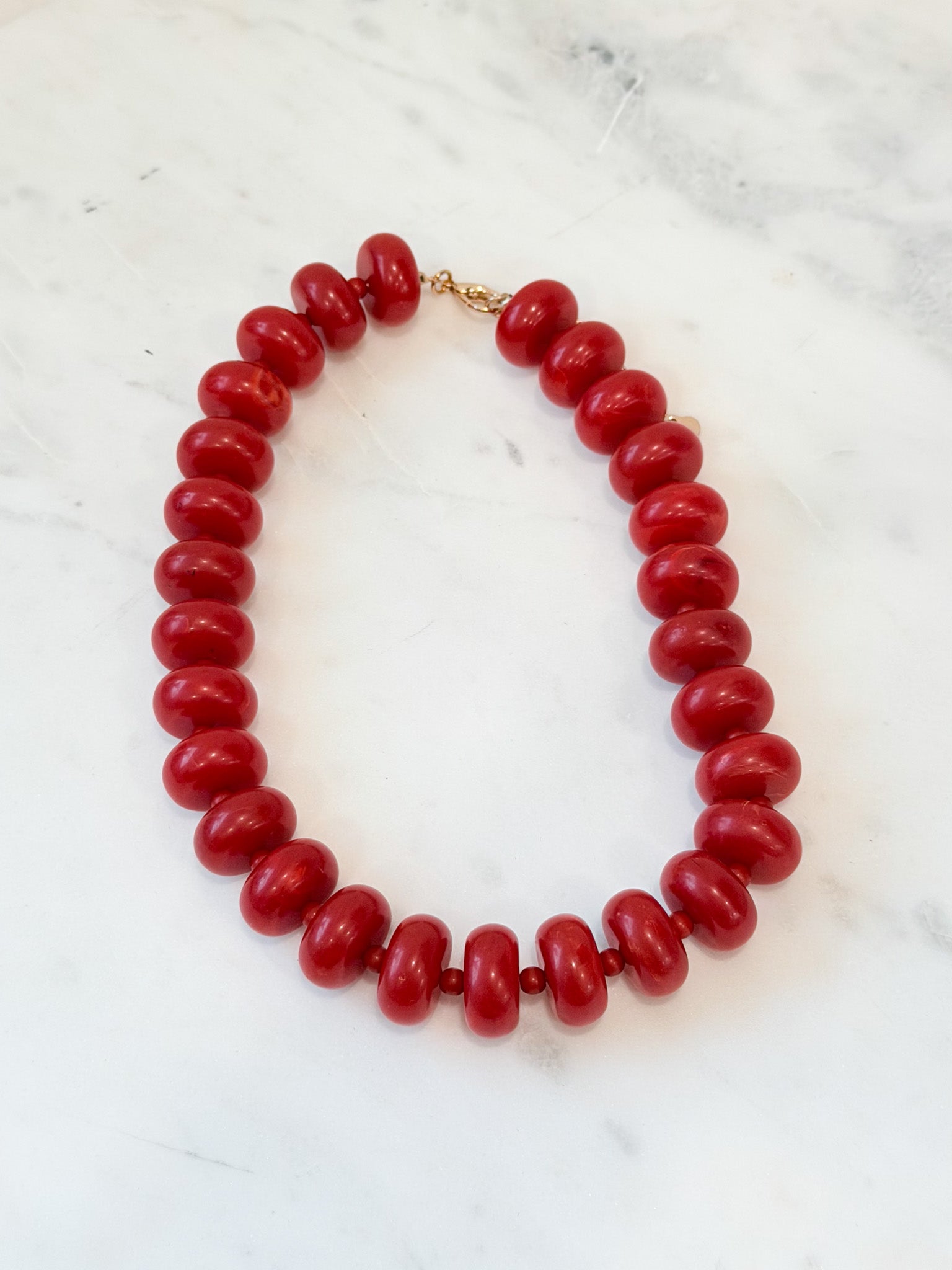 Big Red Energy Necklace