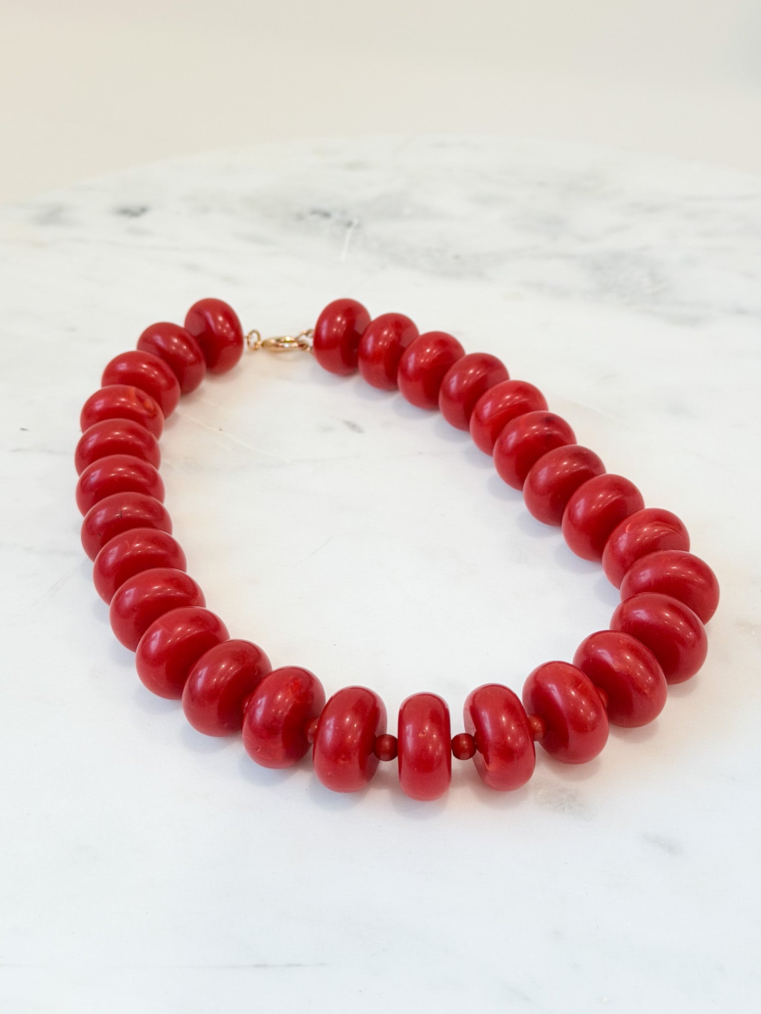 Big Red Energy Necklace