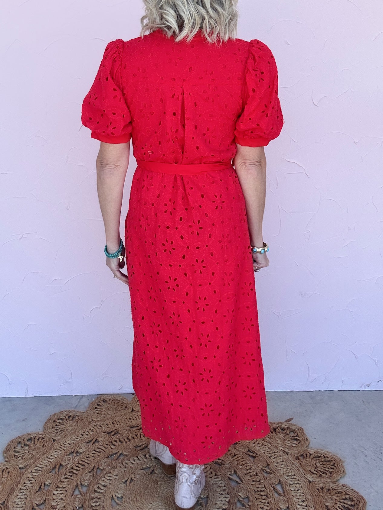 Sweet Joy Eyelet Dress