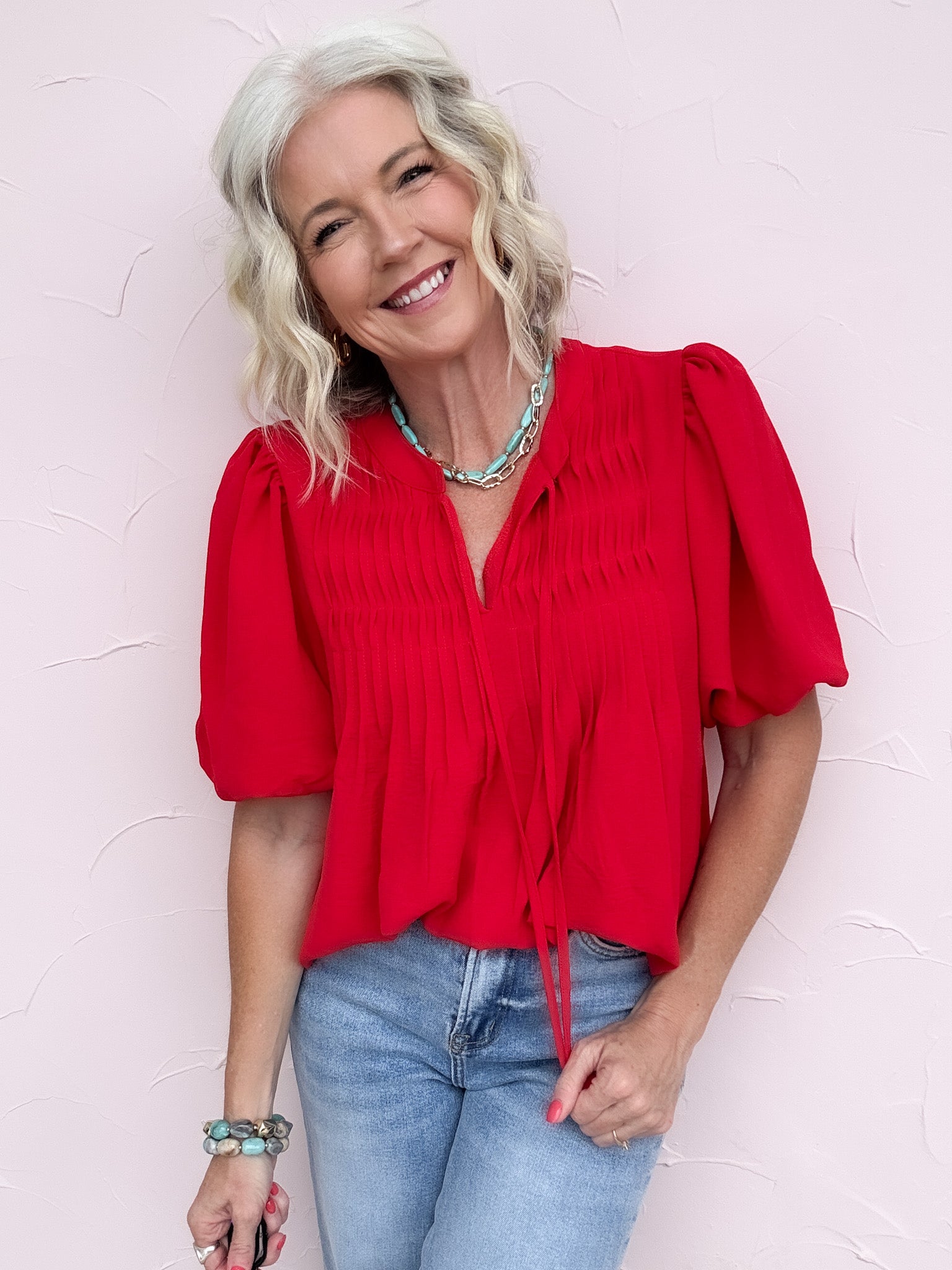Satin Sass Top