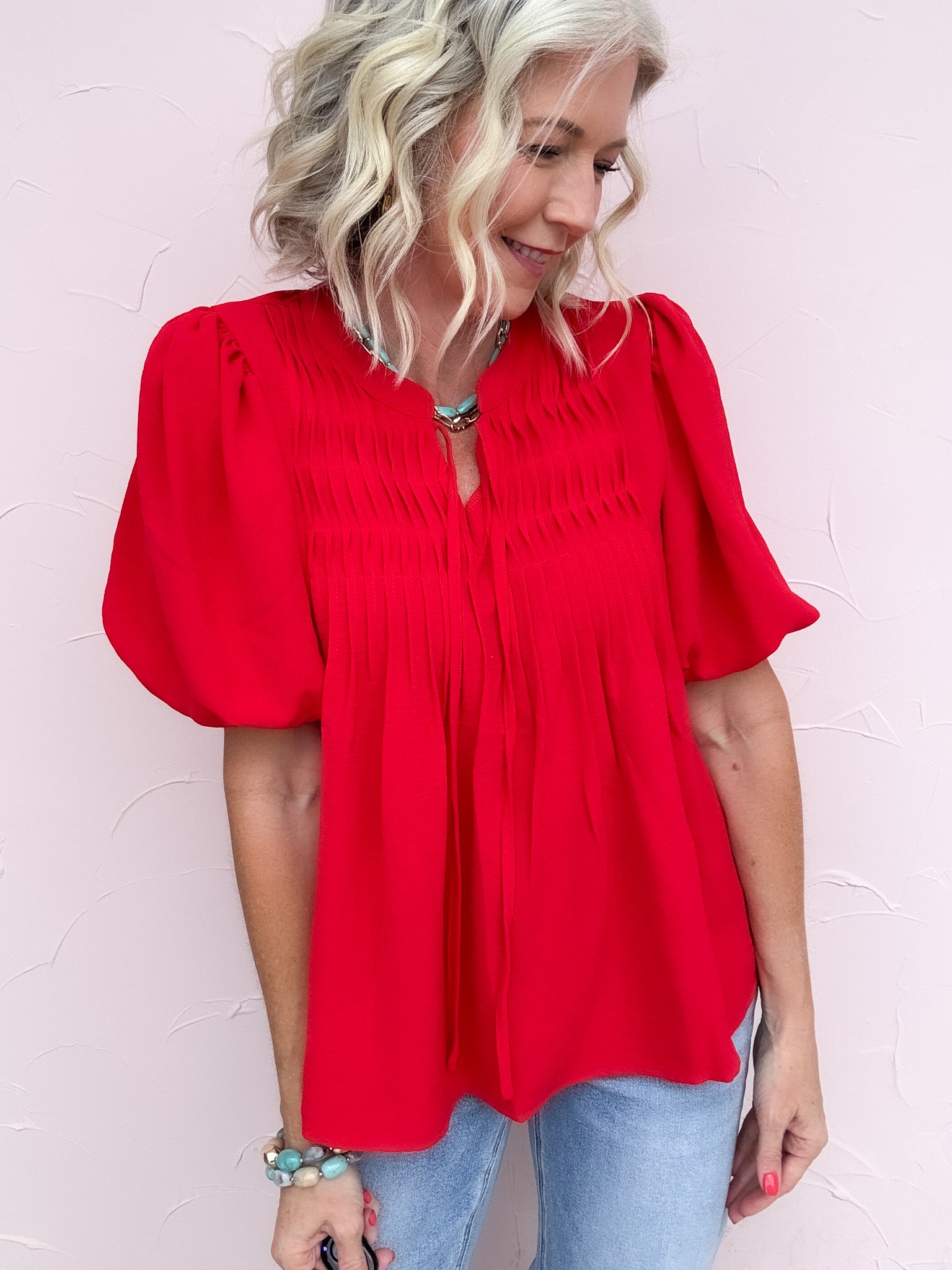 Satin Sass Top