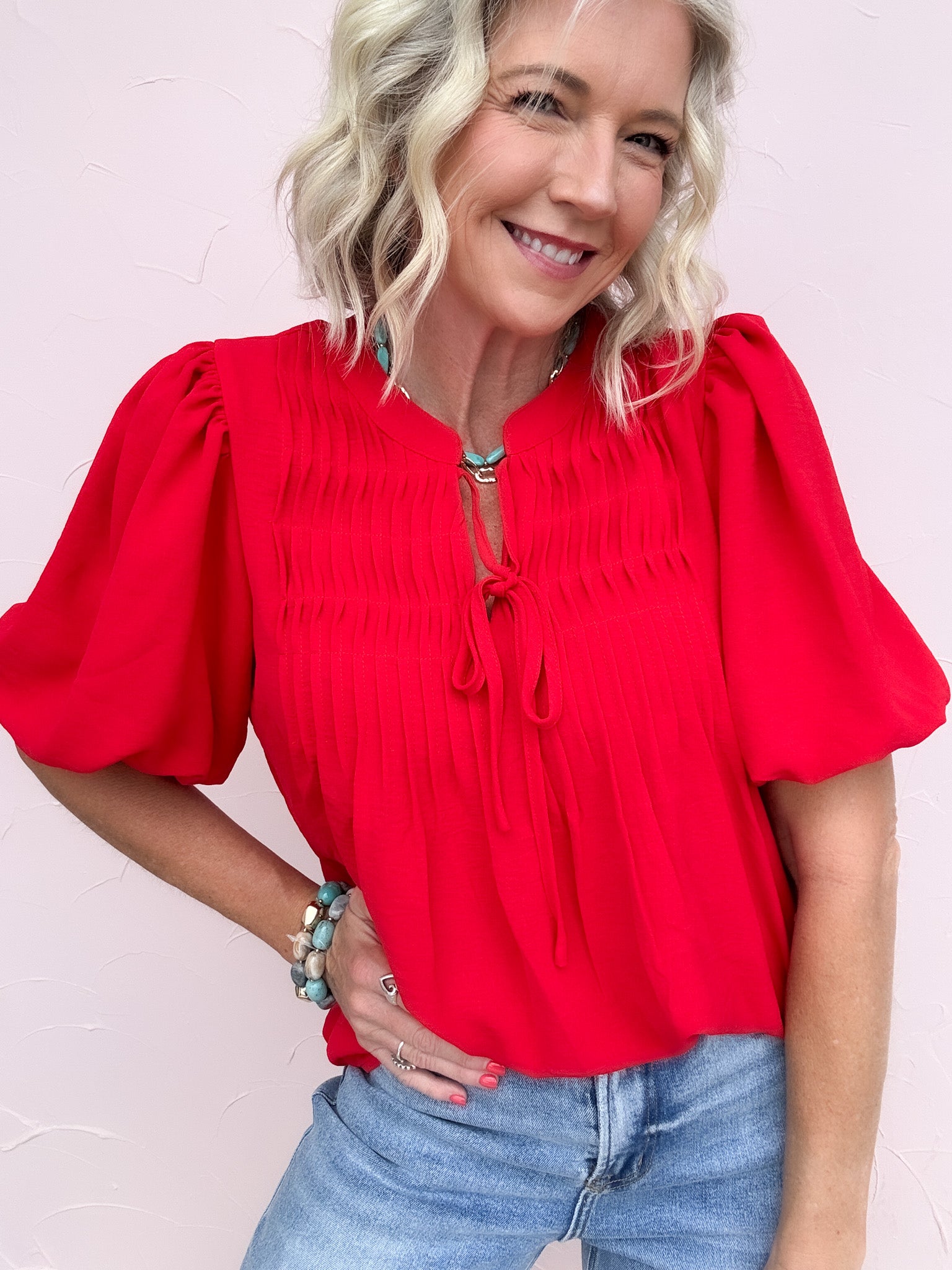 Satin Sass Top