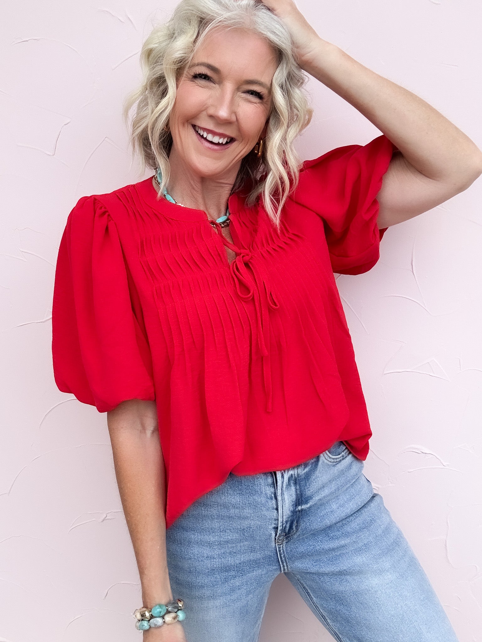 Satin Sass Top