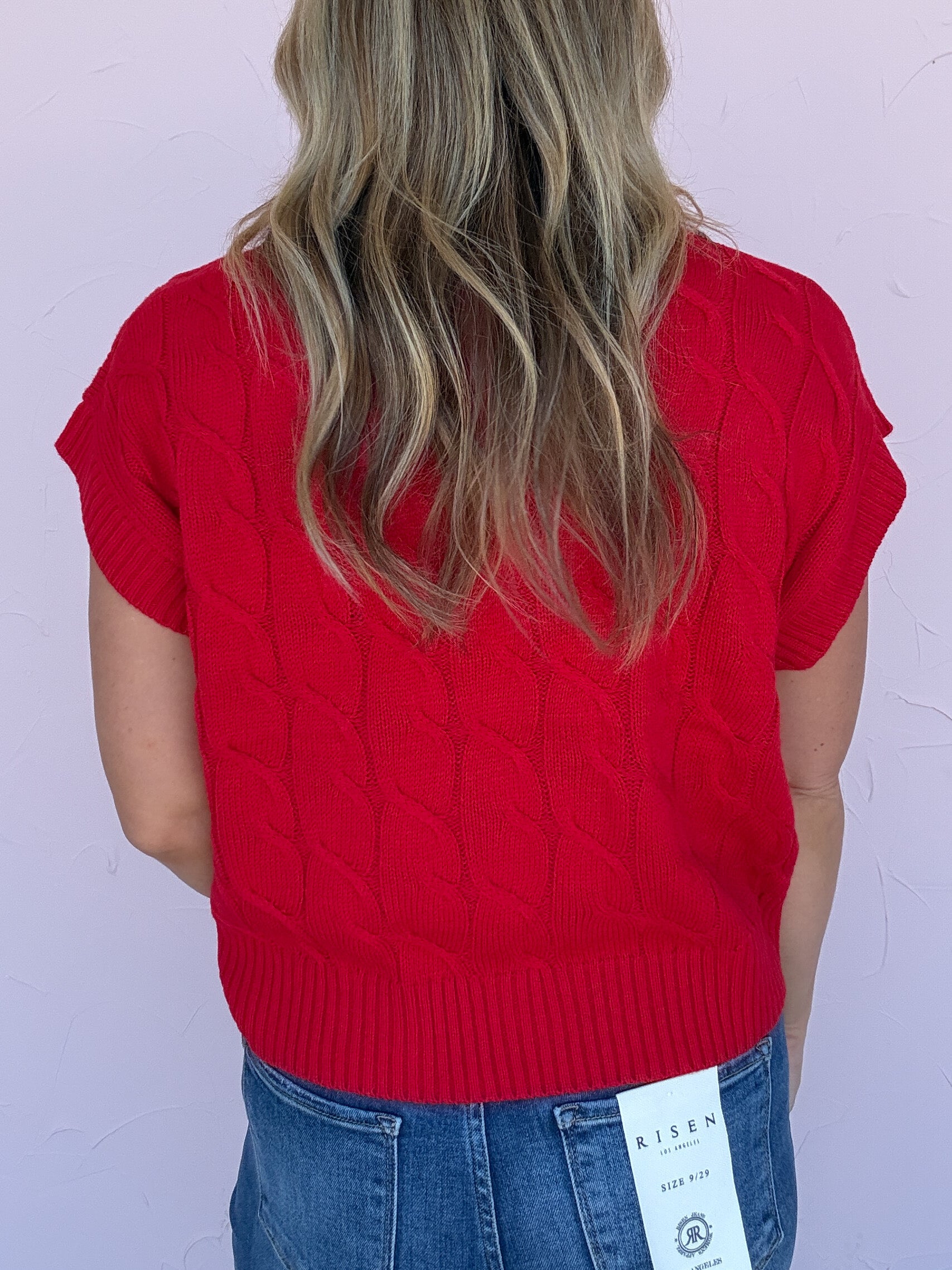 Cable Joy Knit Top