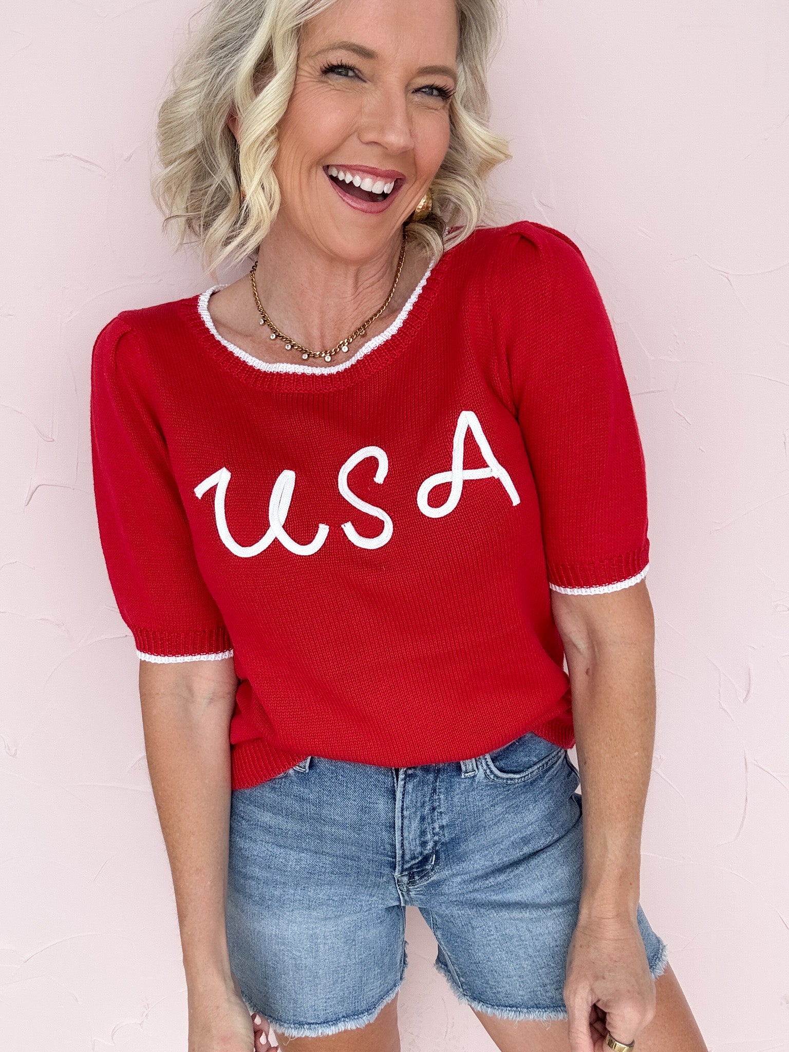 USA Knit Top