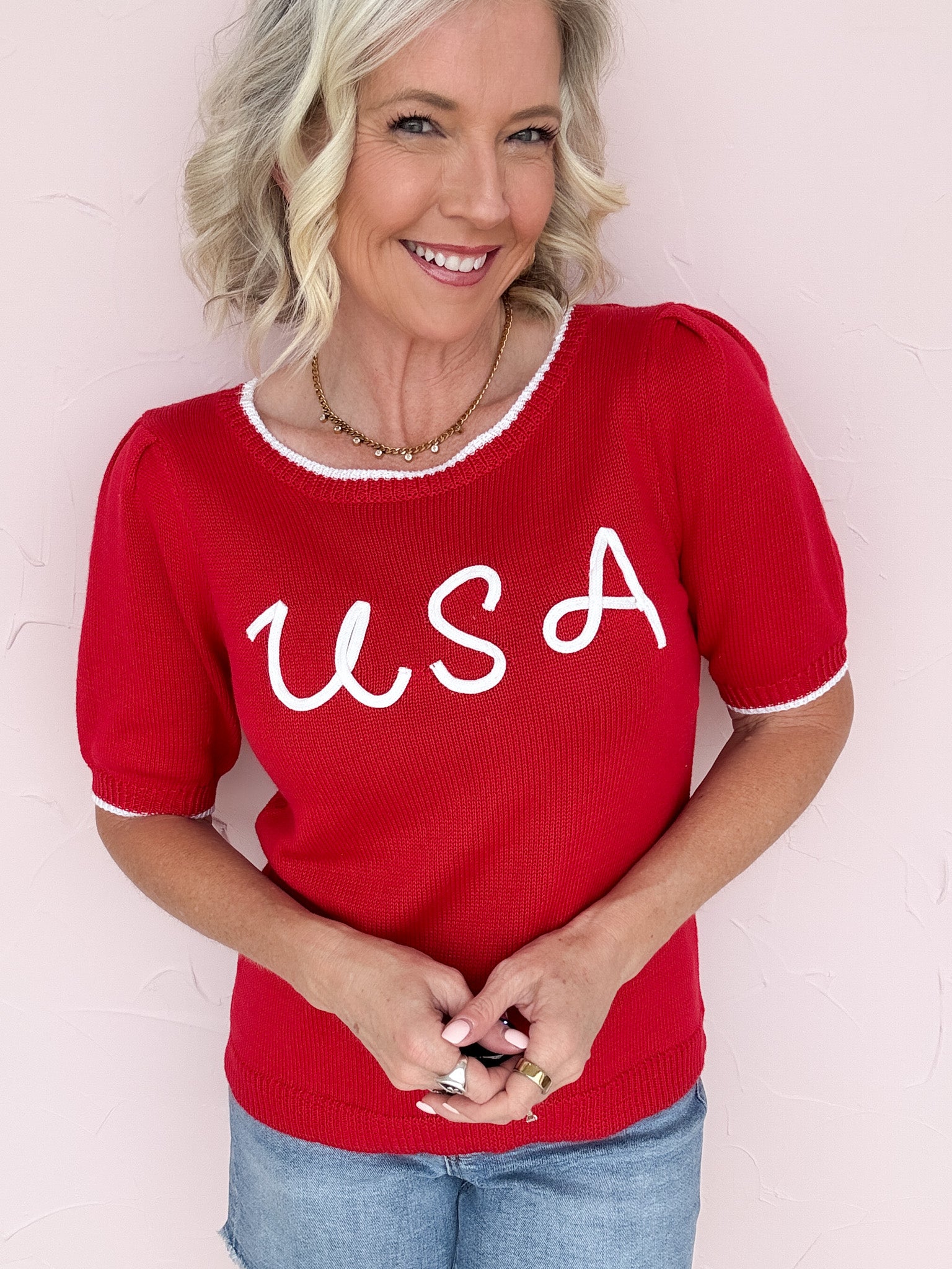 USA Knit Top