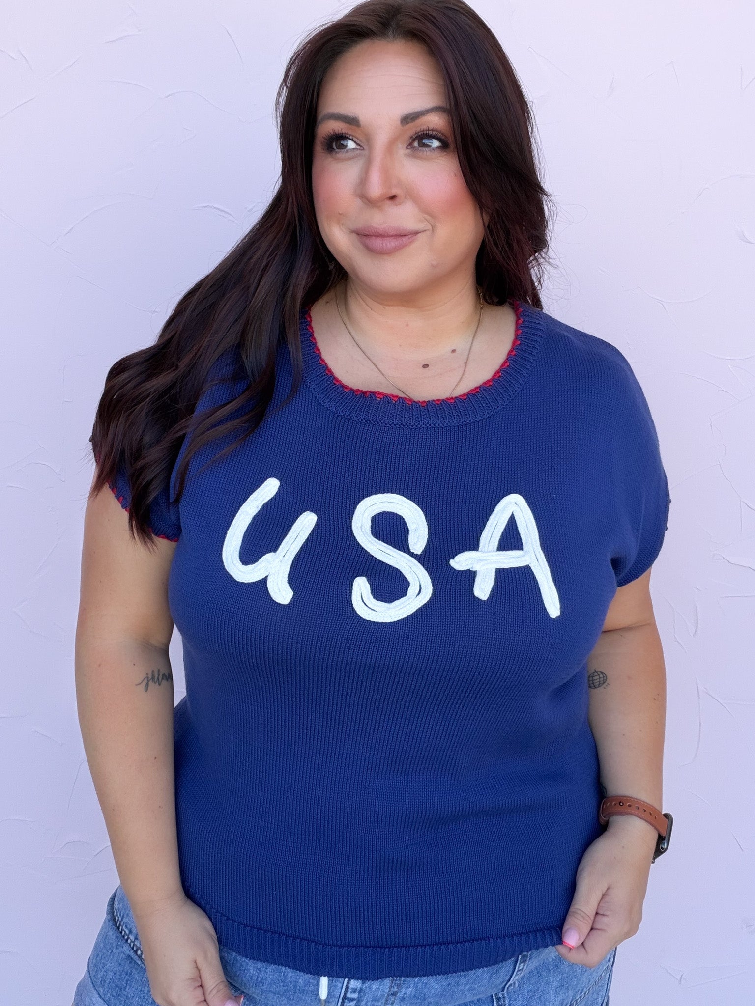 USA Knit Top