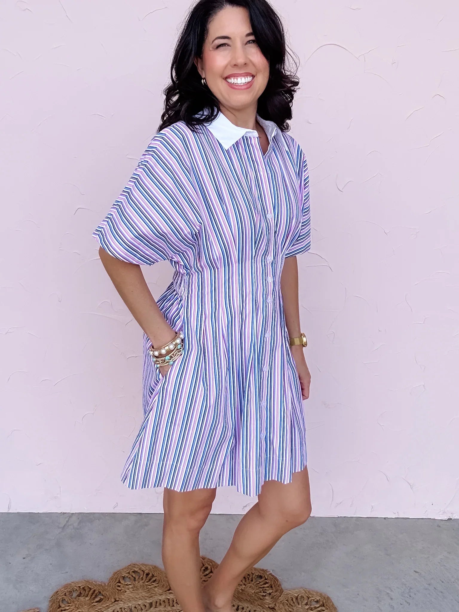Carousel Stripe Dress