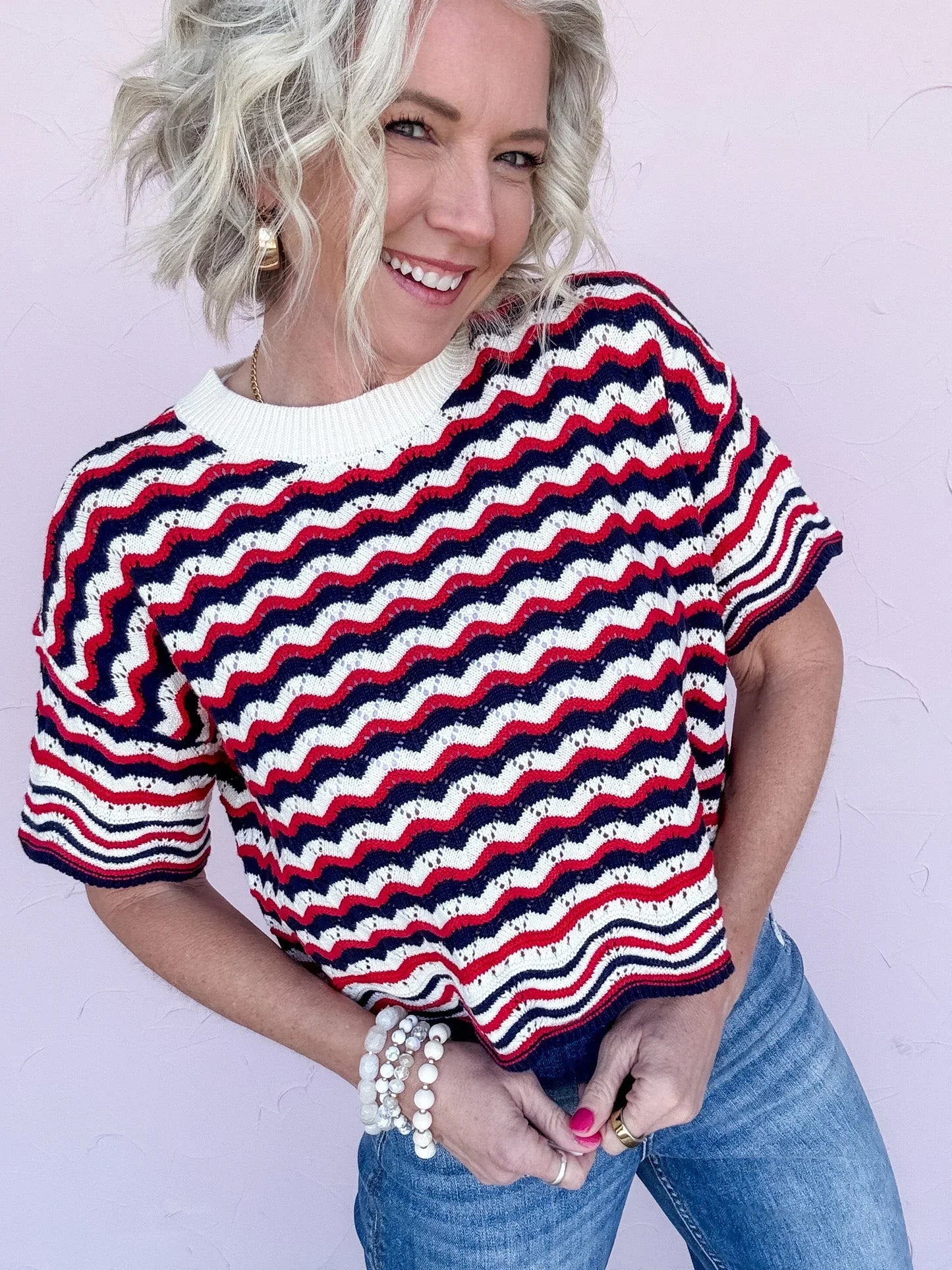 Liberty Wave Knit Top