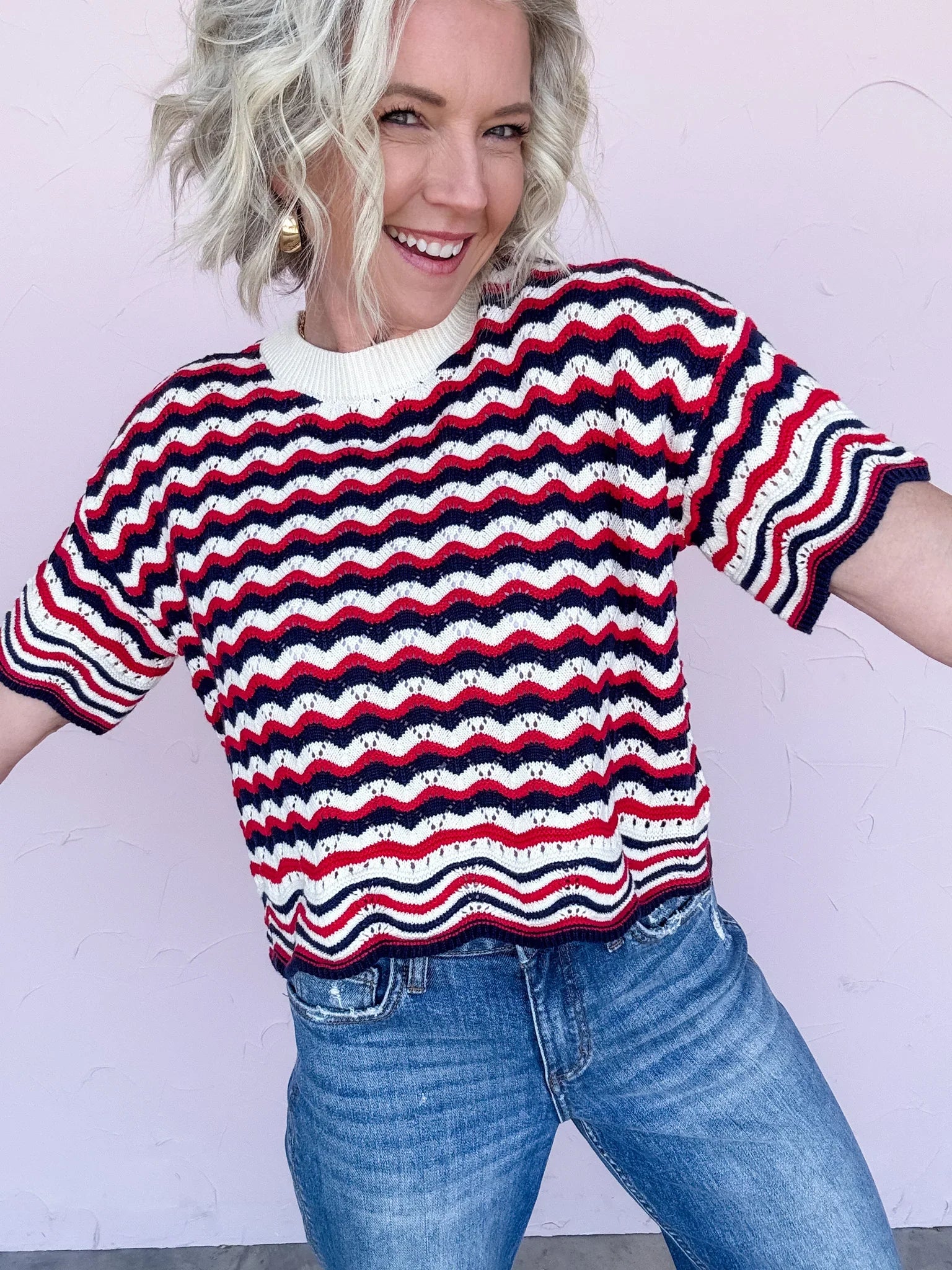 Liberty Wave Knit Top
