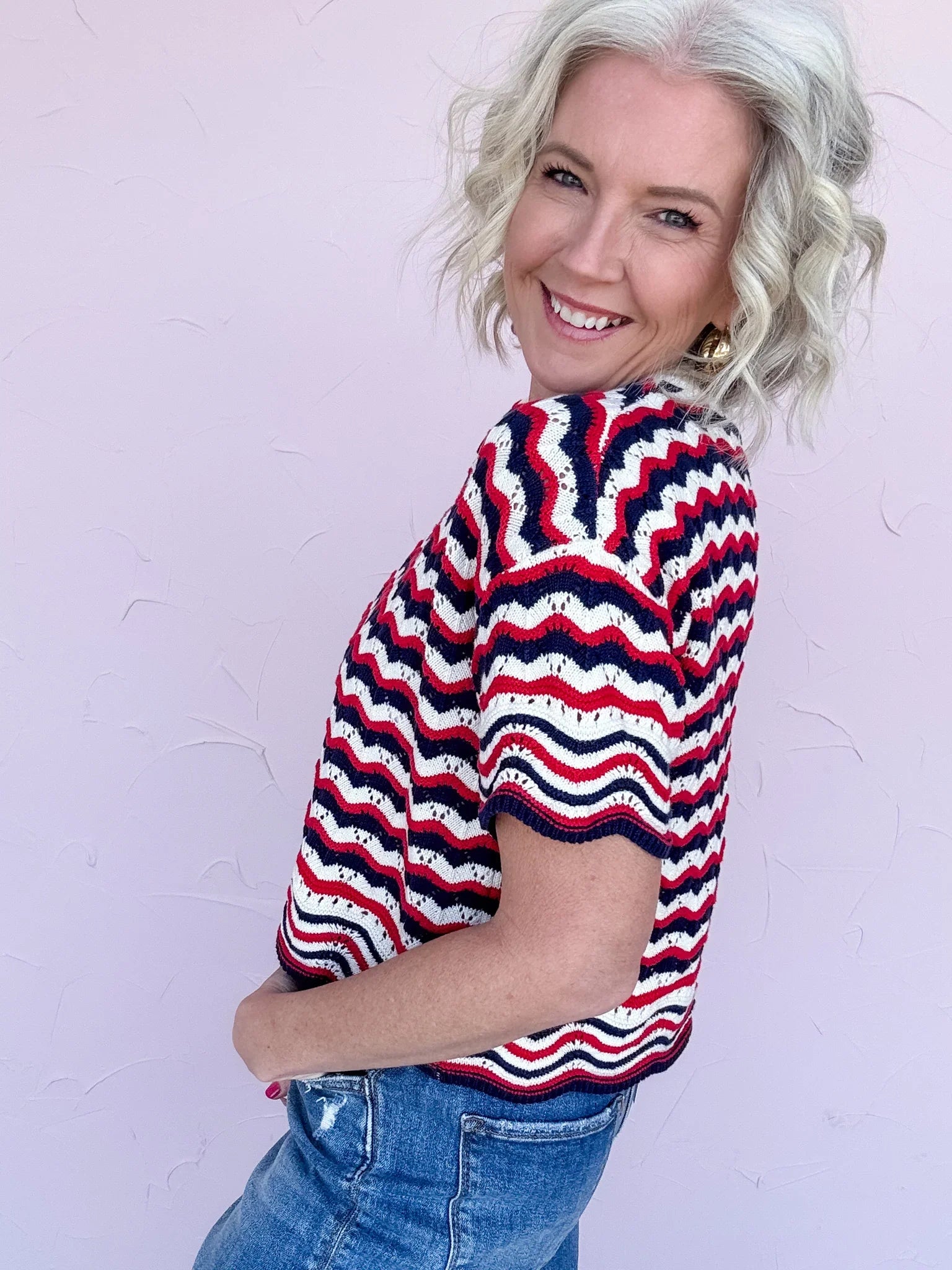 Liberty Wave Knit Top