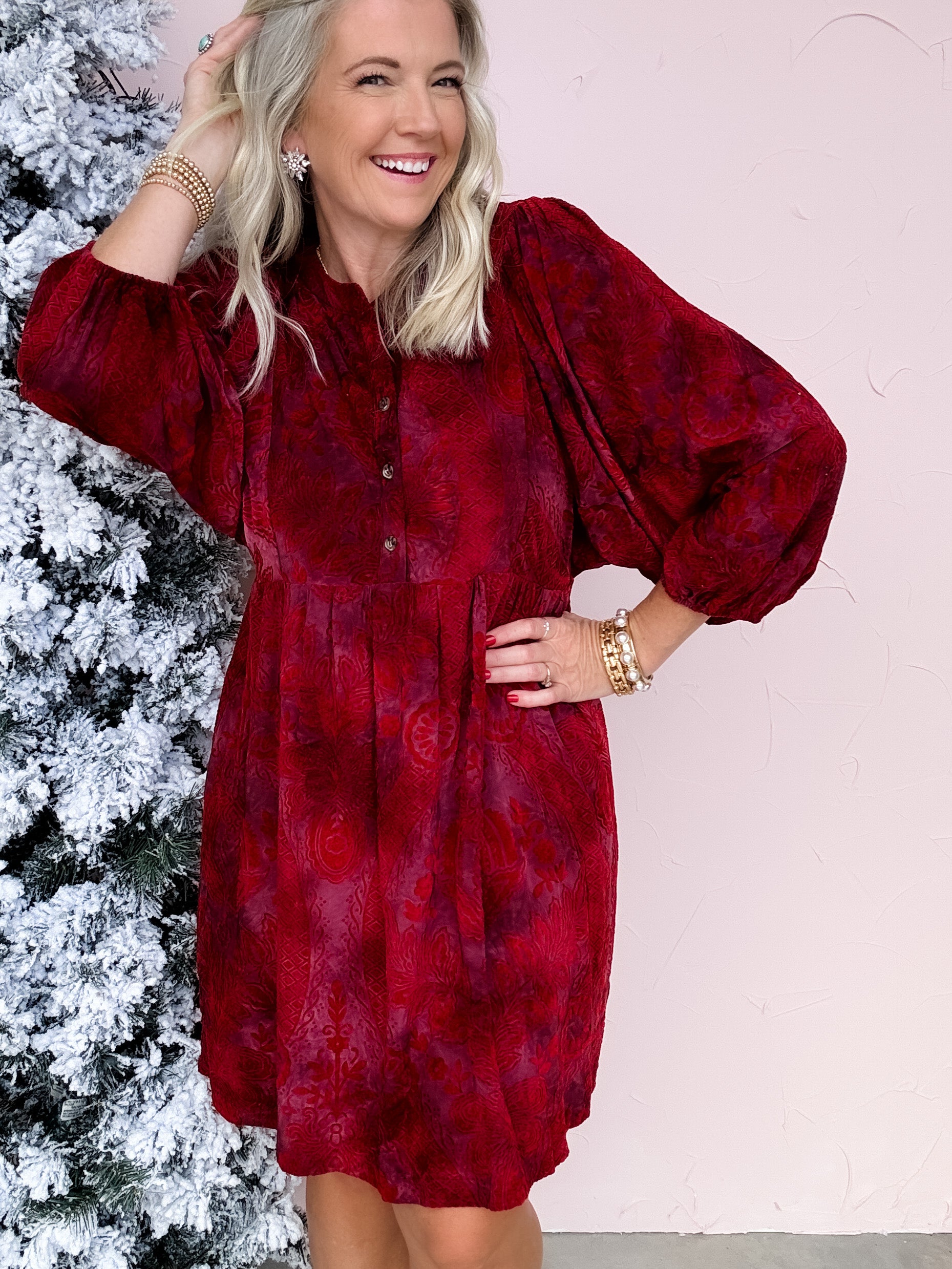 Merry Moments Velvet Dress