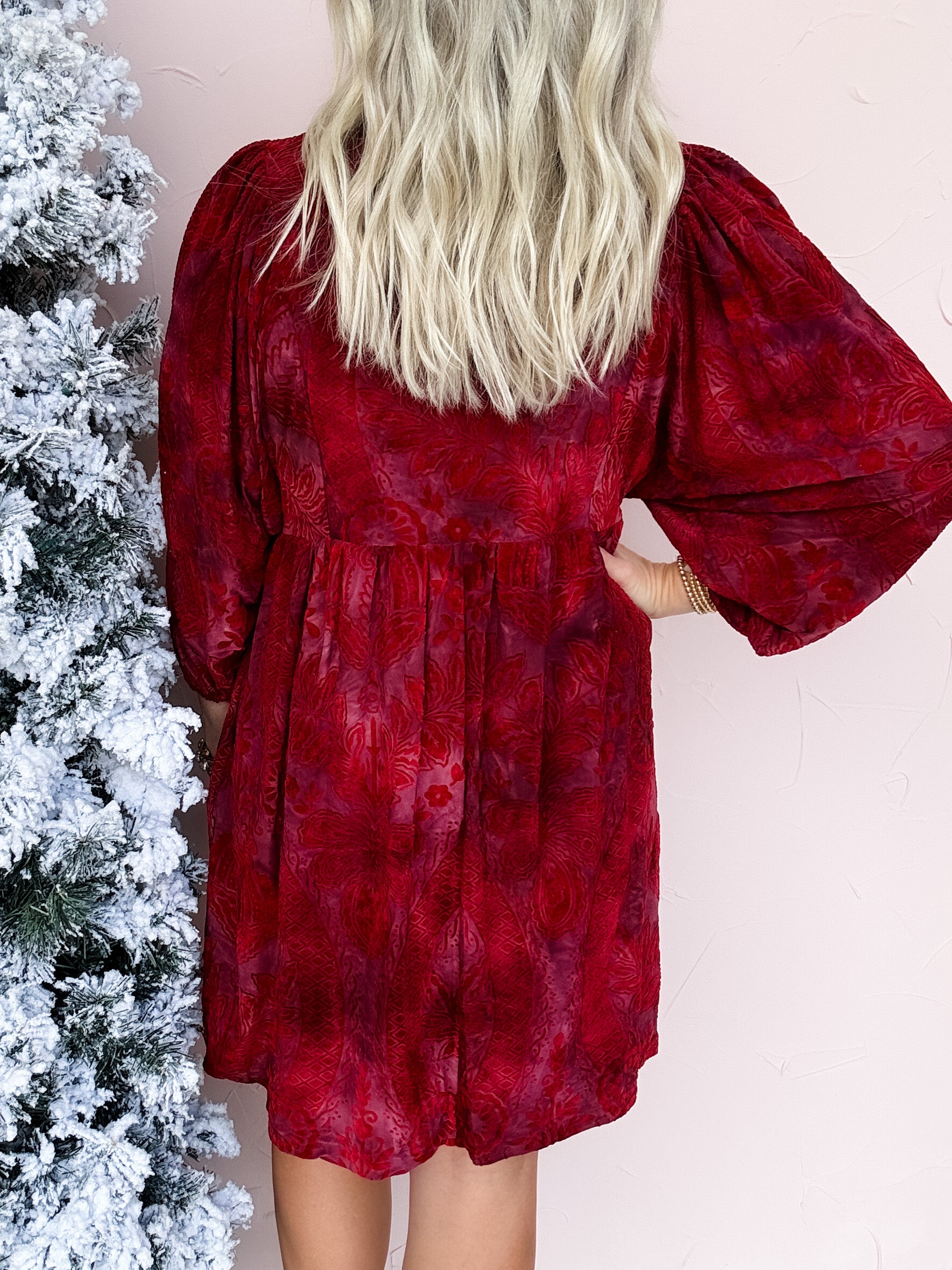 Merry Moments Velvet Dress