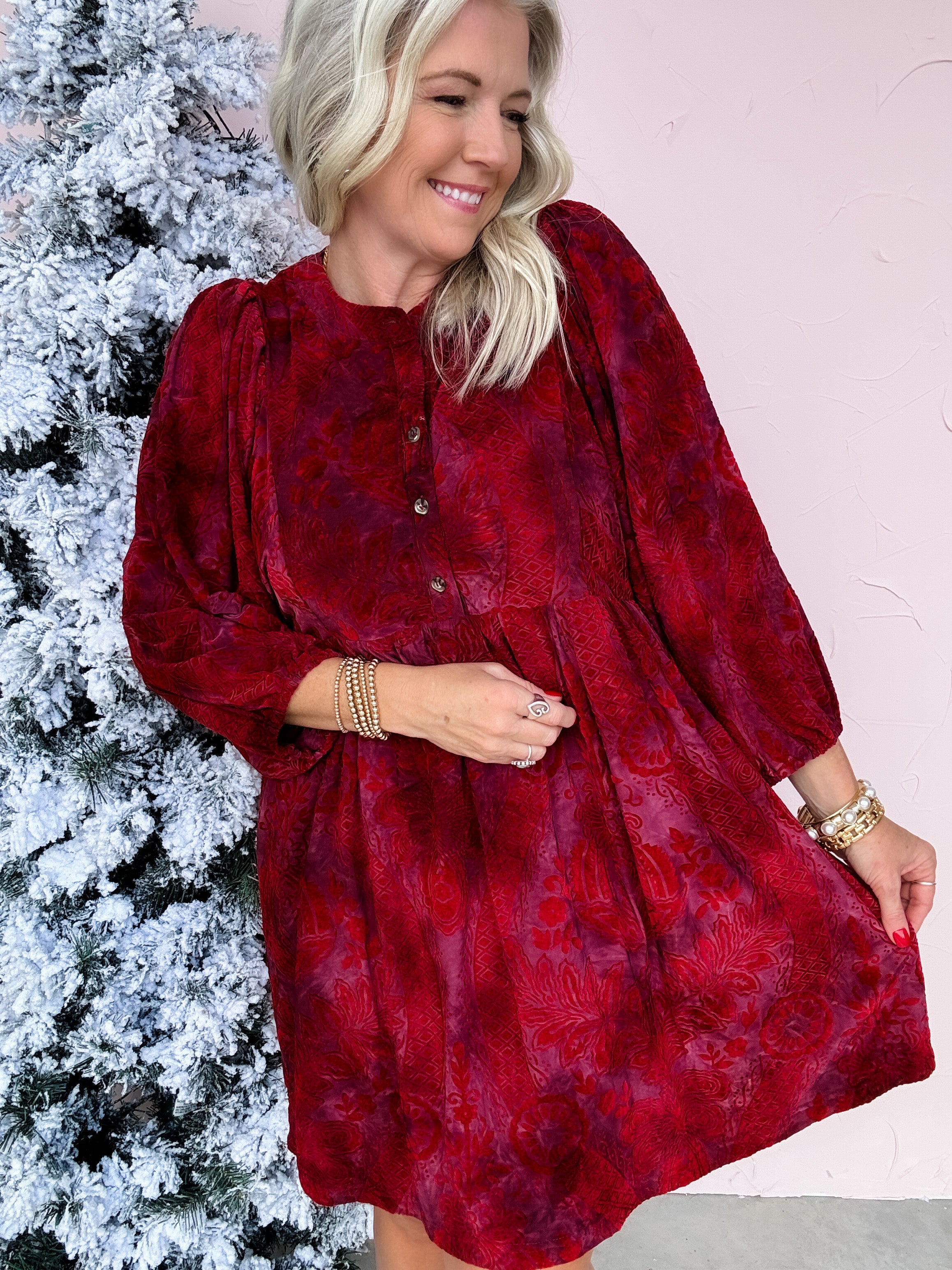 Merry Moments Velvet Dress