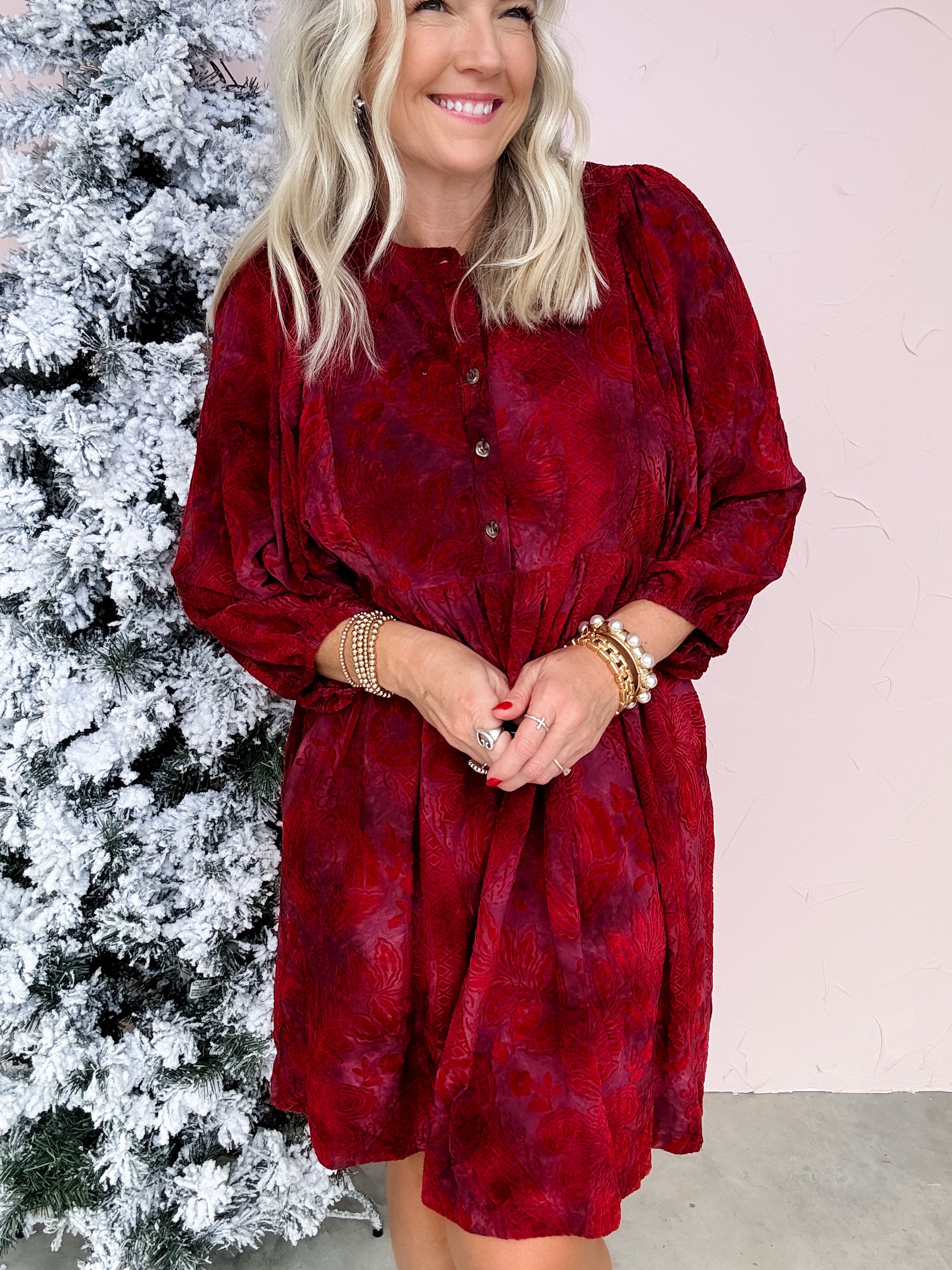 Merry Moments Velvet Dress