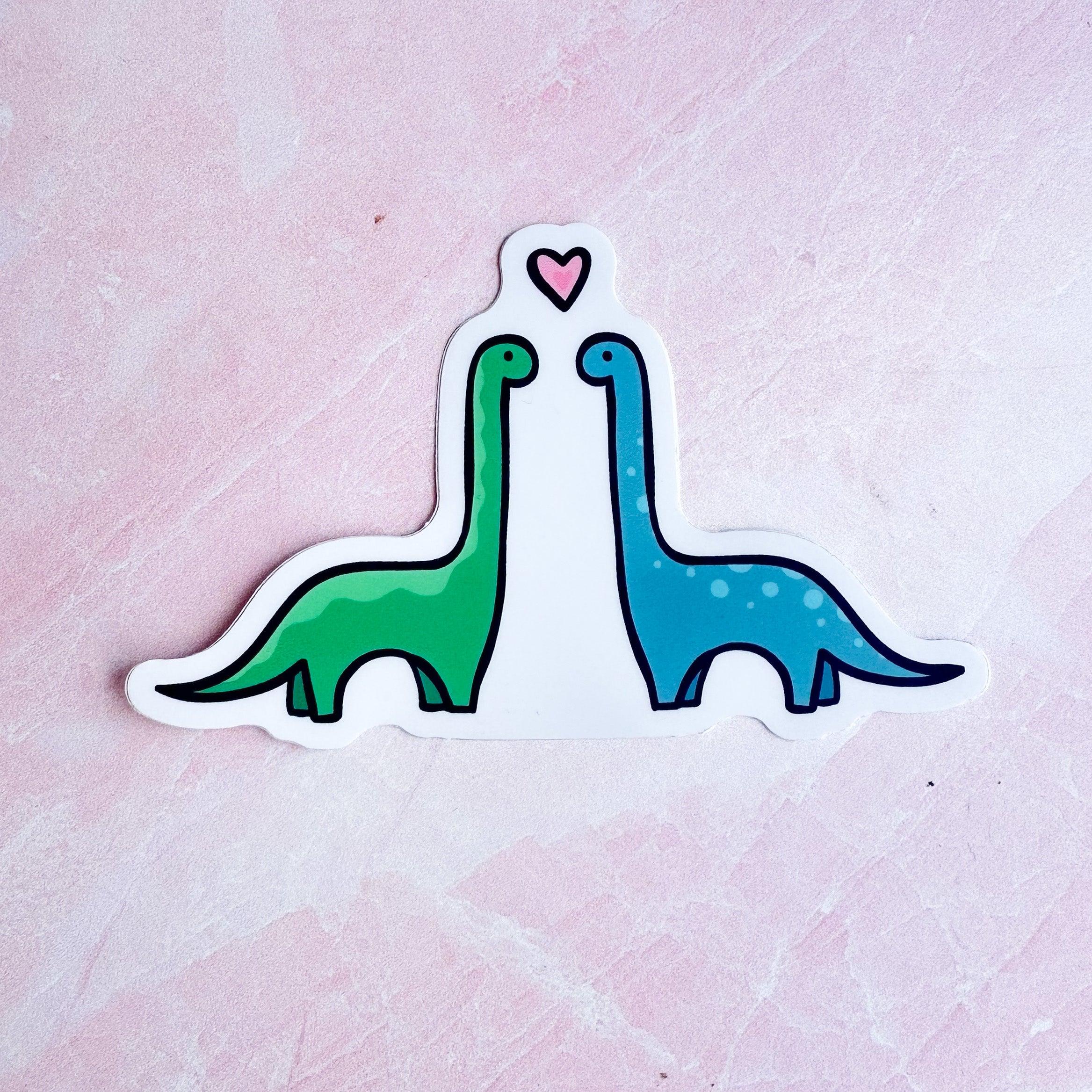 Dino Love Sticker