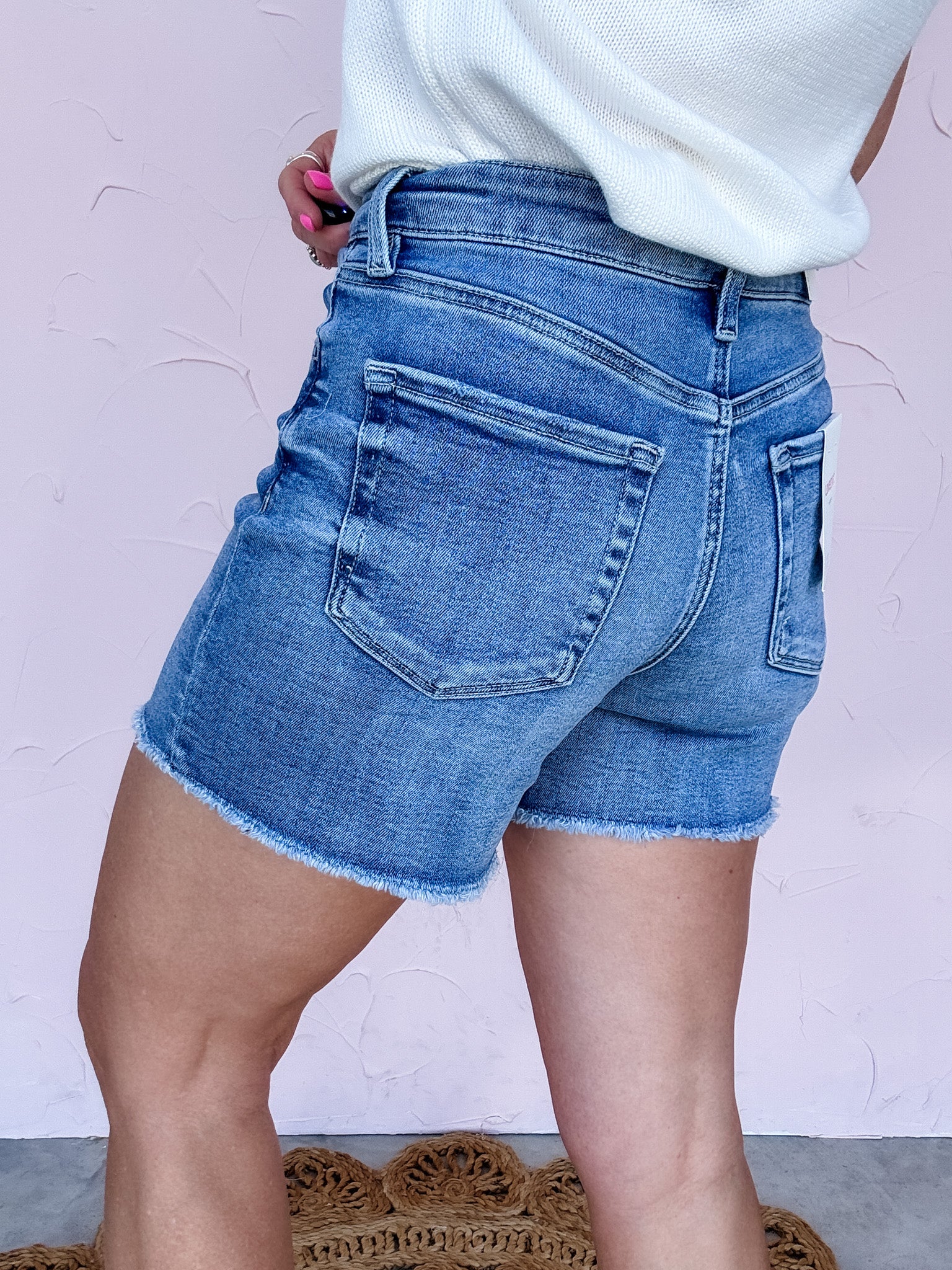 Brixton Midi Denim Shorts